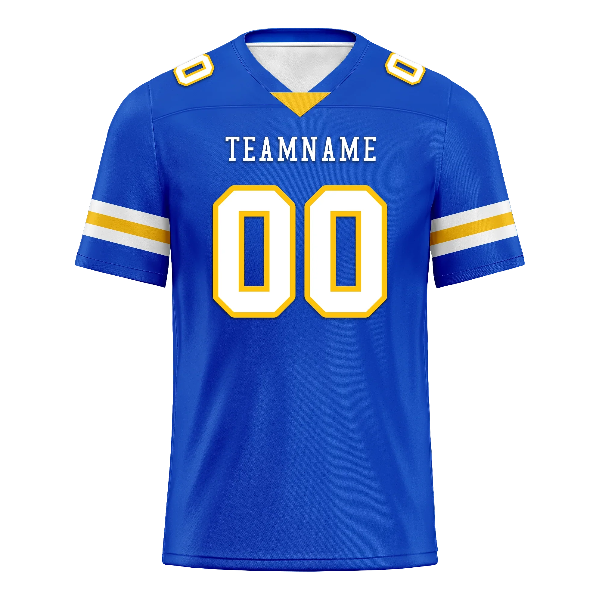 Custom Blue Classic Style Personalized Authentic Football Jersey FBJ02-bd0a70bb - Coolcustomize