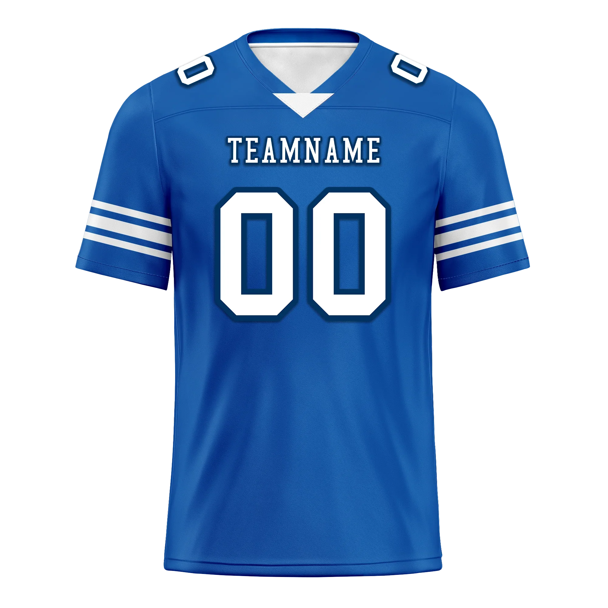 Custom Blue Classic Style Personalized Authentic Football Jersey FBJ02-bd0a700f - Coolcustomize