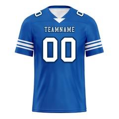 Custom Blue Classic Style Personalized Authentic Football Jersey FBJ02-bd0a700f