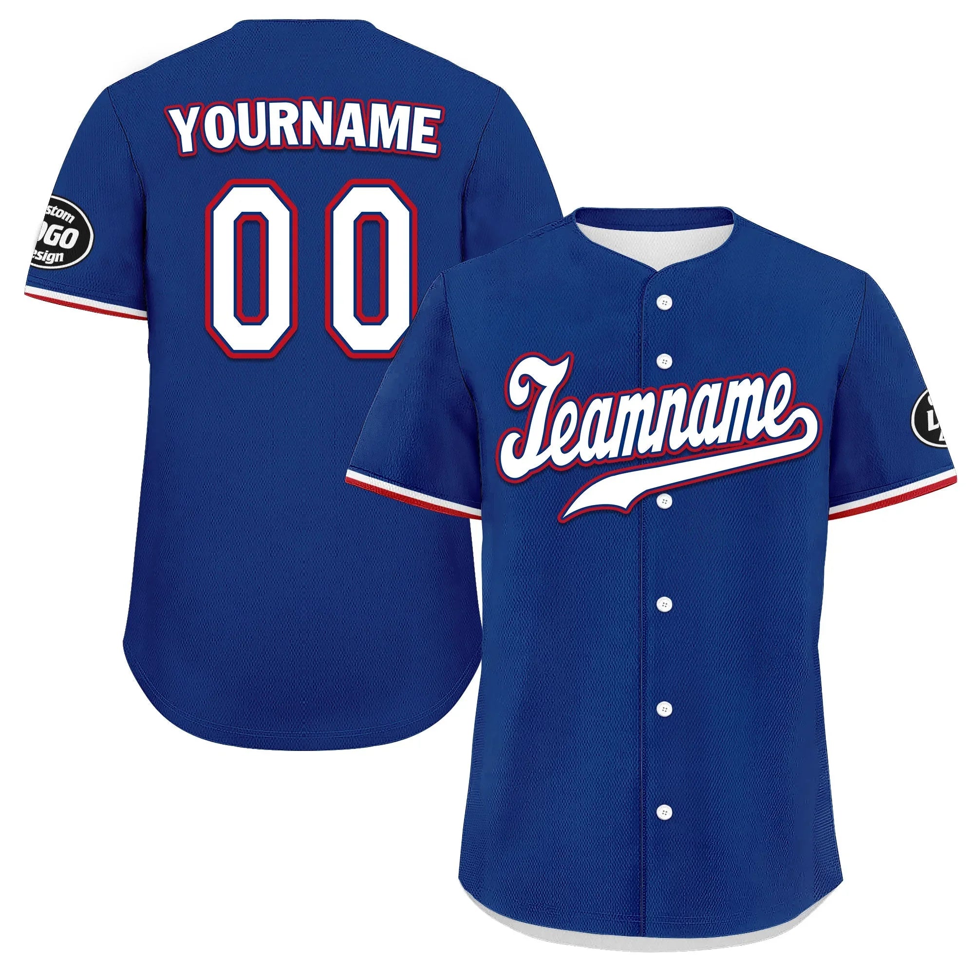 Custom Blue Red Jersey MaxSoul Shoes and Hat Combo Offer Personalized ZH-D0b009b-b - Coolcustomize