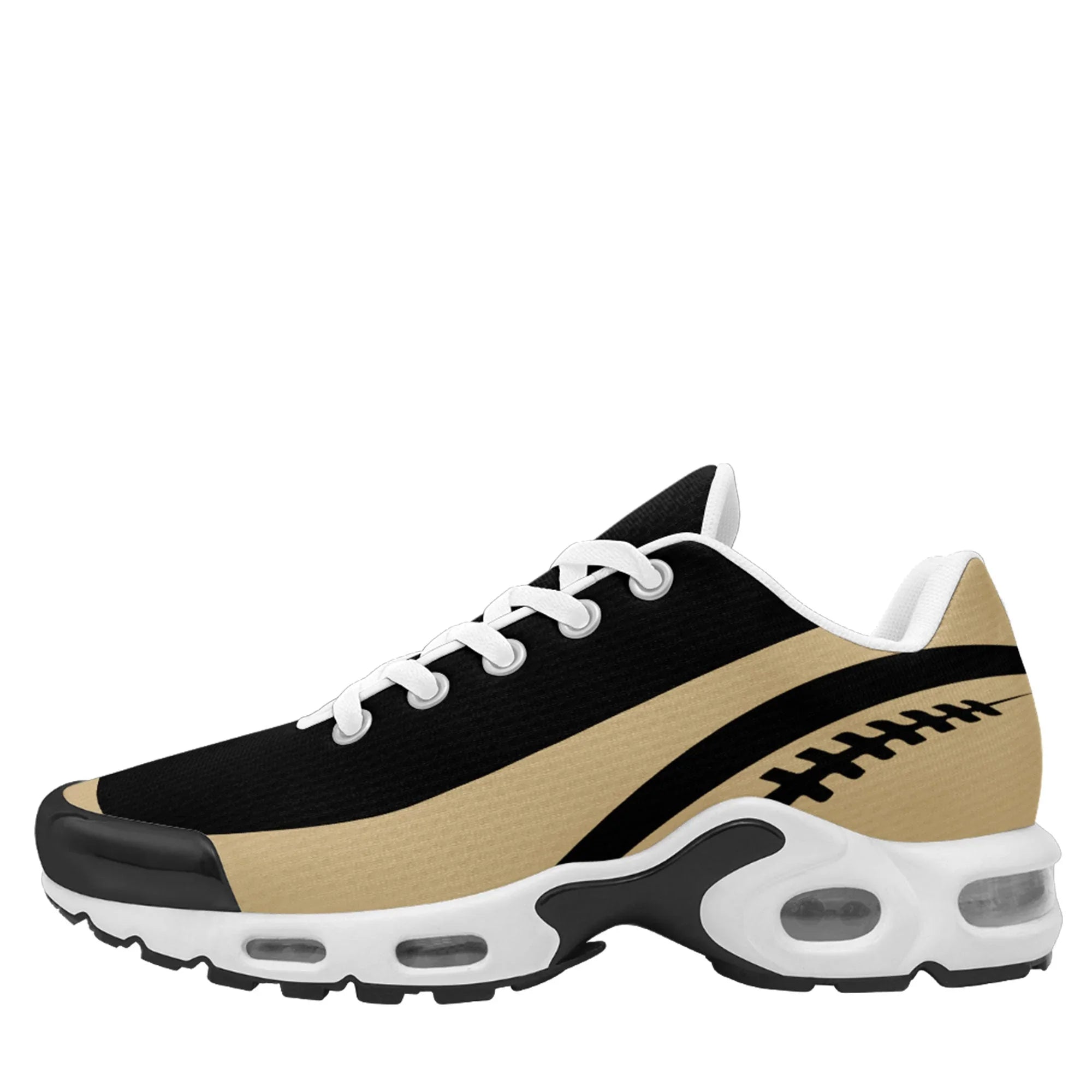 Custom Black Yellow TN Shoes Personalized Sneakers TN-D020077-18 - Coolcustomize