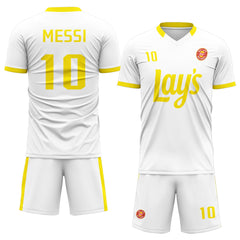 Custom White Soccer Sets Jersey Personalized SCJ101-D020207-2