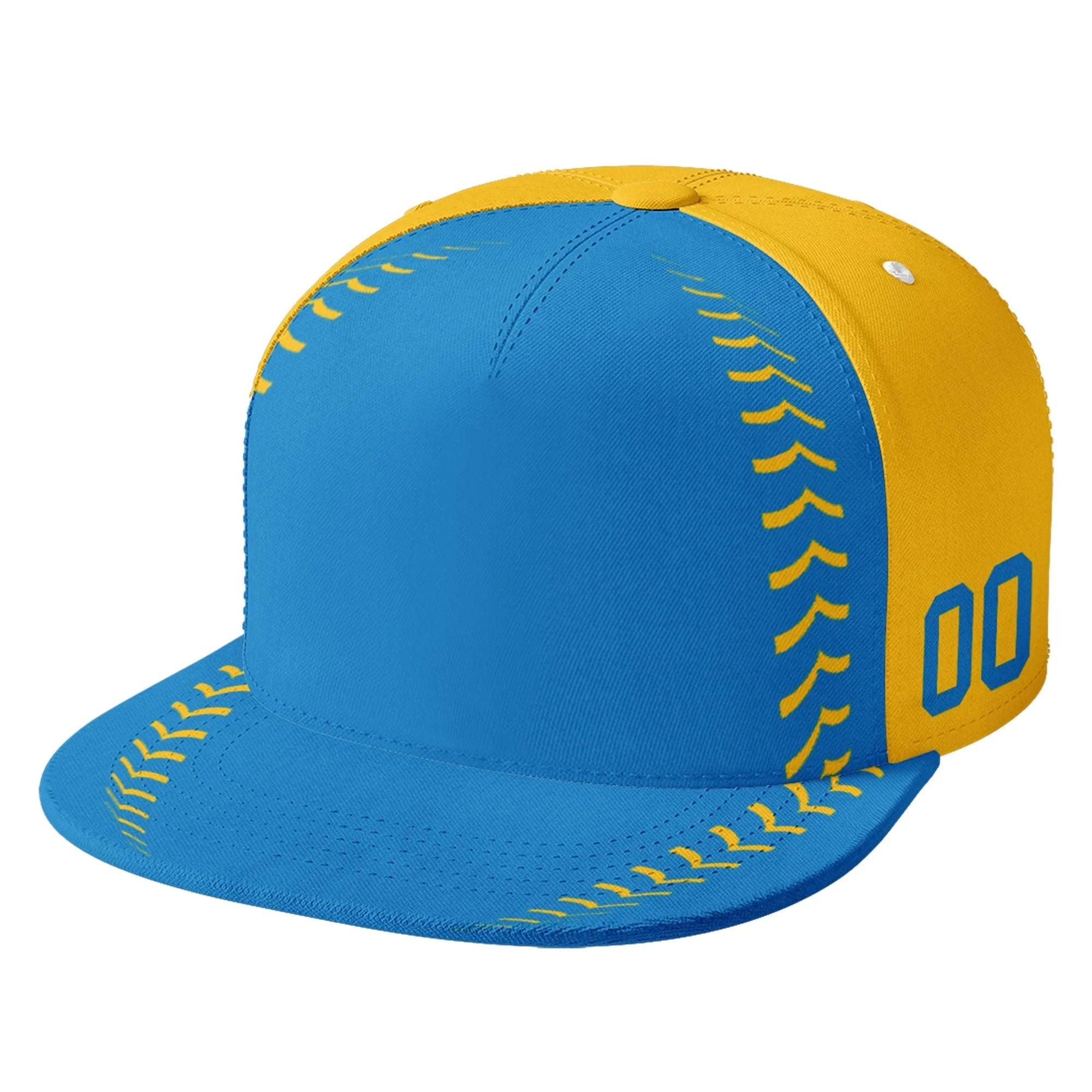 Custom Sport Design Hat Stitched Adjustable Snapback Personalized Baseball Cap PR067B-bd0b00d9-9 - Coolcustomize