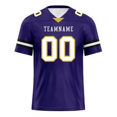 Custom Purple Classic Style Personalized Authentic Football Jersey FBJ02-bd0a70cb