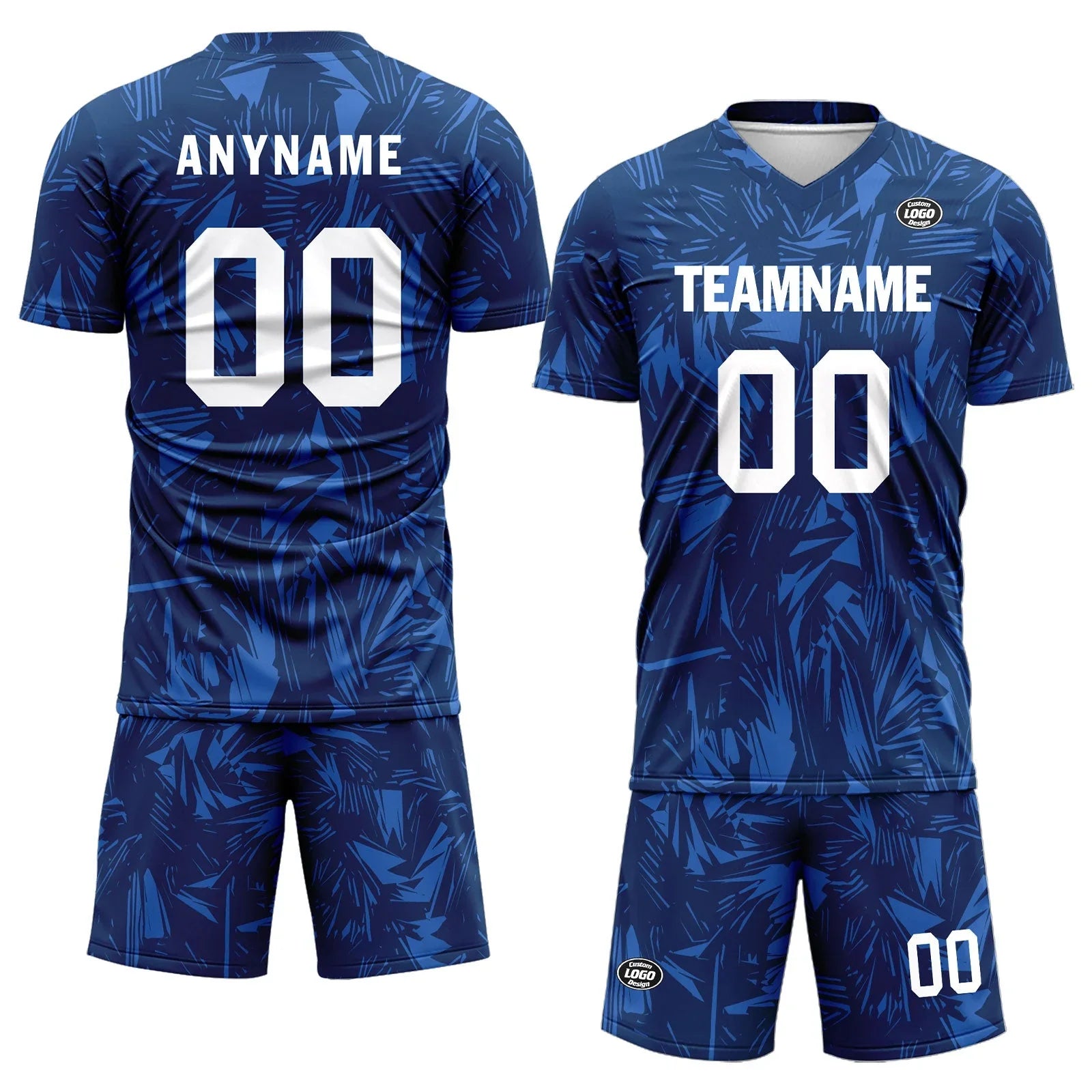 Custom Blue Soccer Sets Jersey Personalized SCJ101-D28012 - Coolcustomize