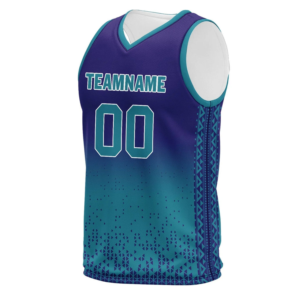 Custom Blue Fade Fashion Sports Uniform Basketball Jersey BBJ01-D020102-9 - Coolcustomize
