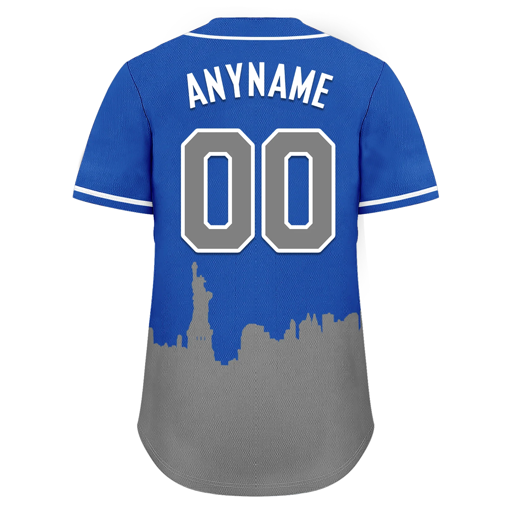 Custom Blue Gray City Edition Personalized Authentic Baseball Jersey BSBJ01-D017124 - Coolcustomize