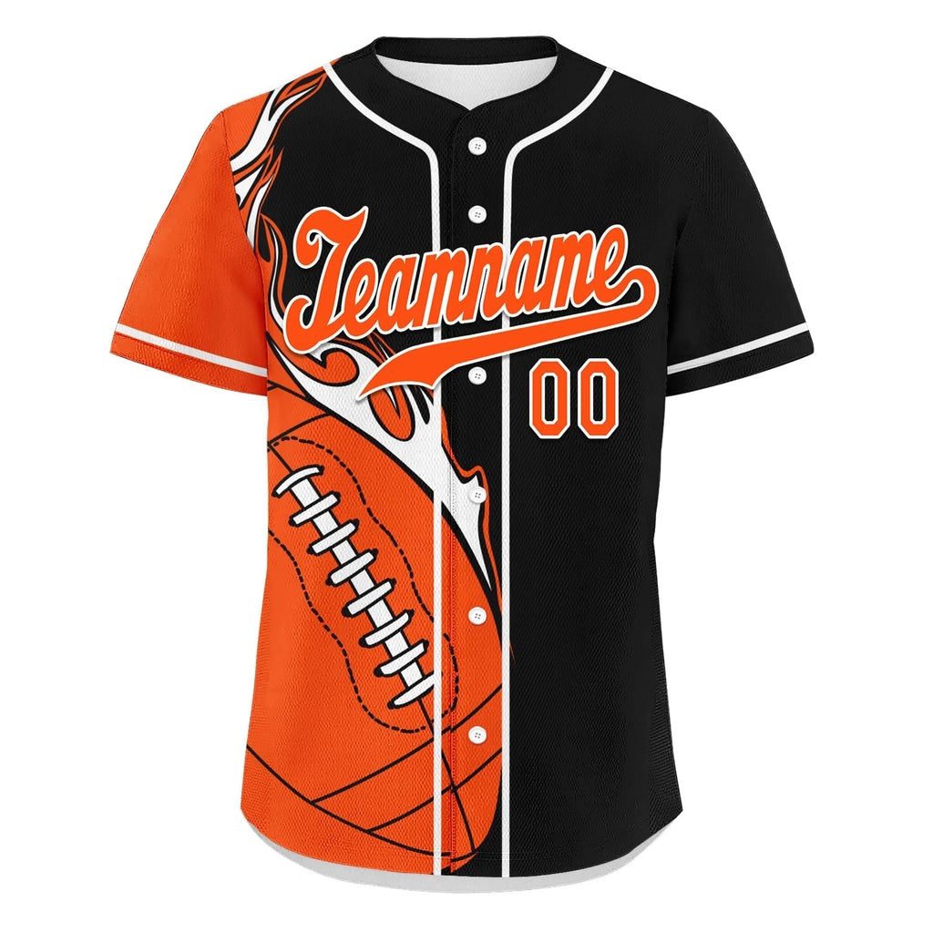 Custom Black Orange Jersey and TN Shoes Combo Offer Personalized ZH-D0200101-7 - Coolcustomize