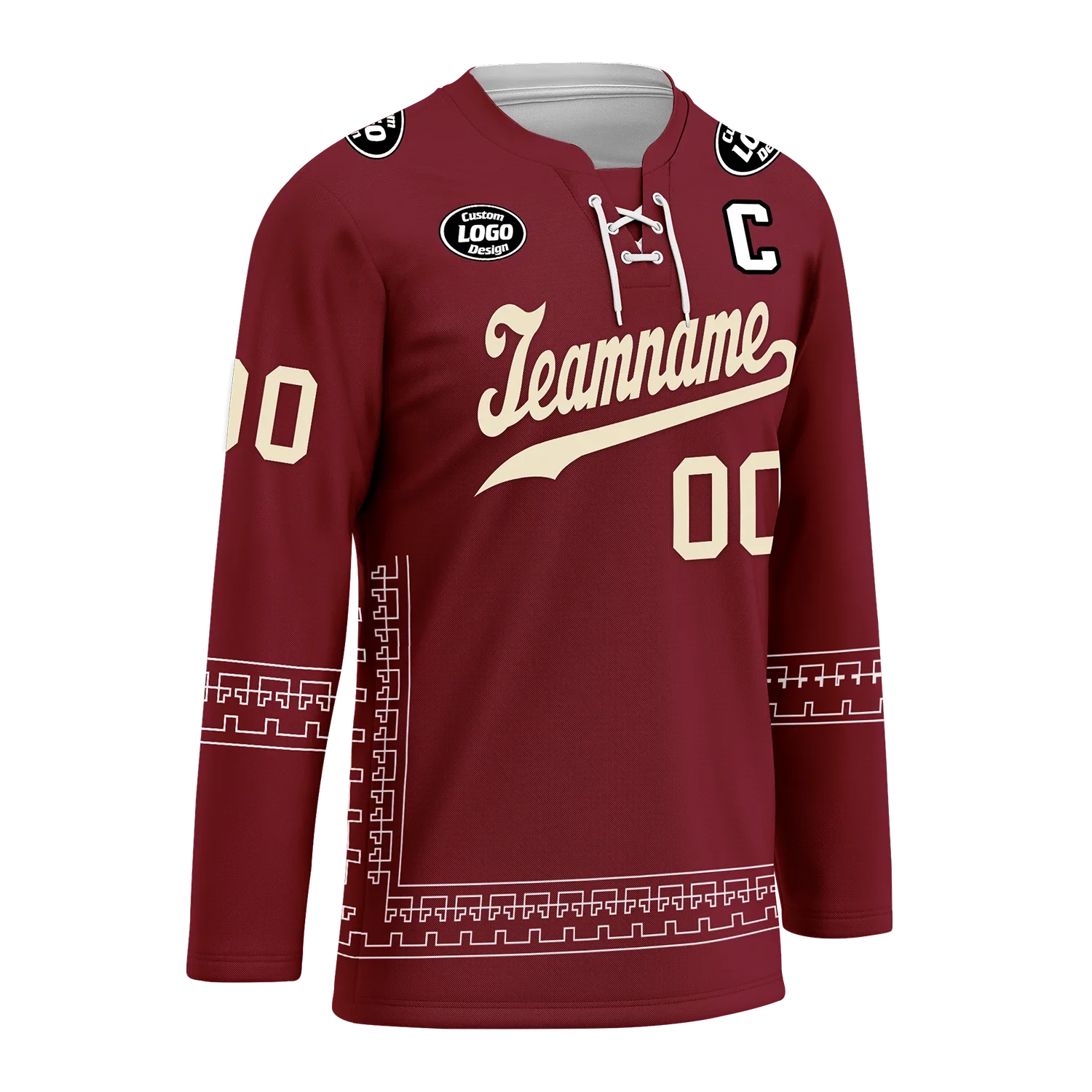 Custom Red Personalized Hockey Jersey HCKJ01-D0a70fd - Coolcustomize