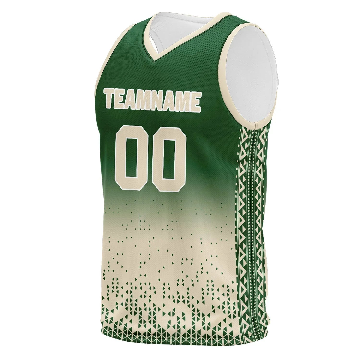 Custom Green Yellow Fade Fashion Sports Uniform Basketball Jersey BBJ01-D020102-7 - Coolcustomize