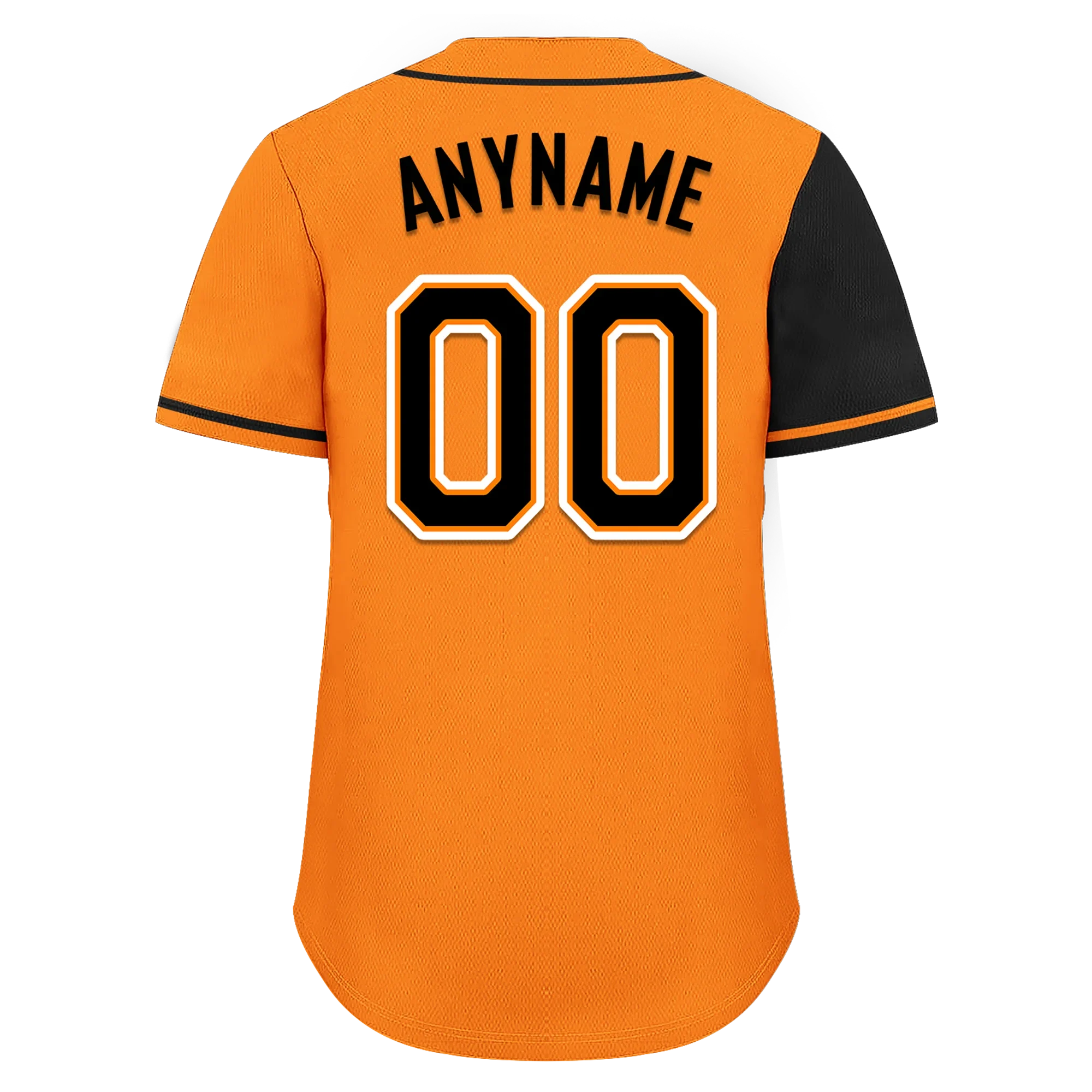 Custom Black Orange Skull Fashion Personalized Authentic Baseball Jersey BSBJ01-D017156 - Coolcustomize