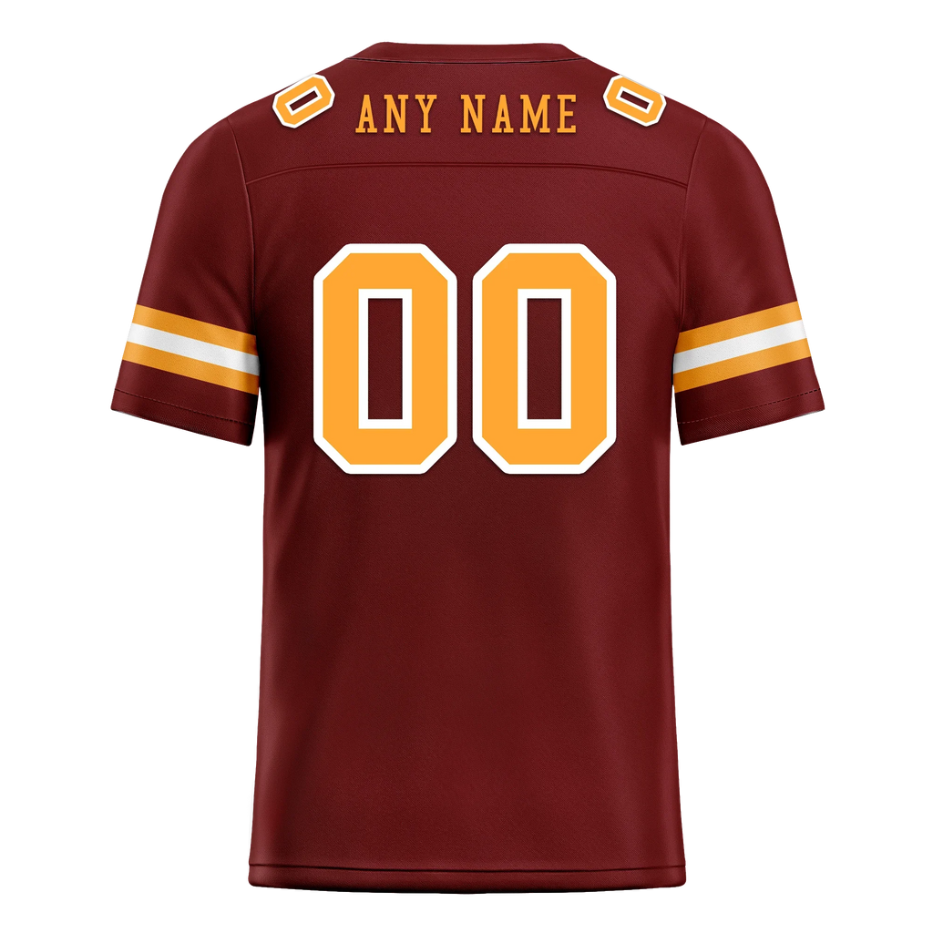Custom Brown Classic Style Personalized Authentic Football Jersey FBJ02-bd0a70af - Coolcustomize