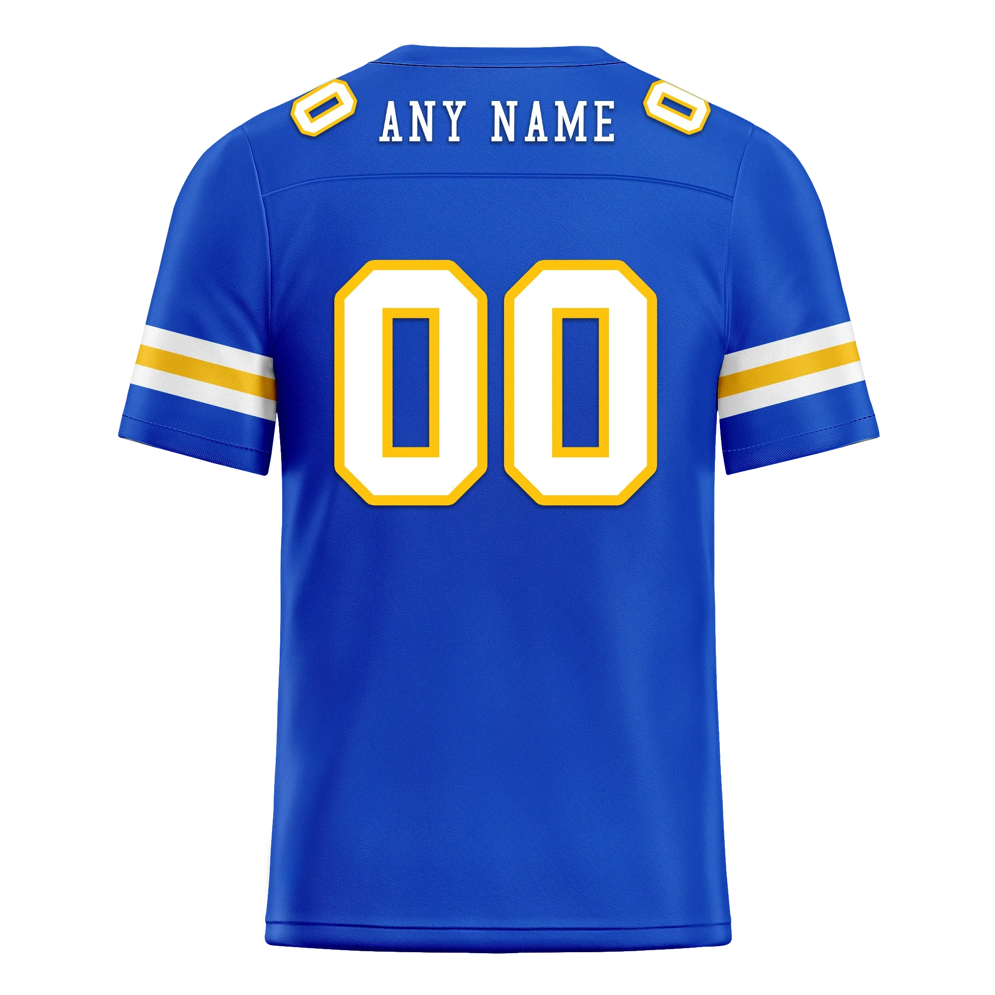 Custom Blue Classic Style Personalized Authentic Football Jersey FBJ02-bd0a70bb - Coolcustomize