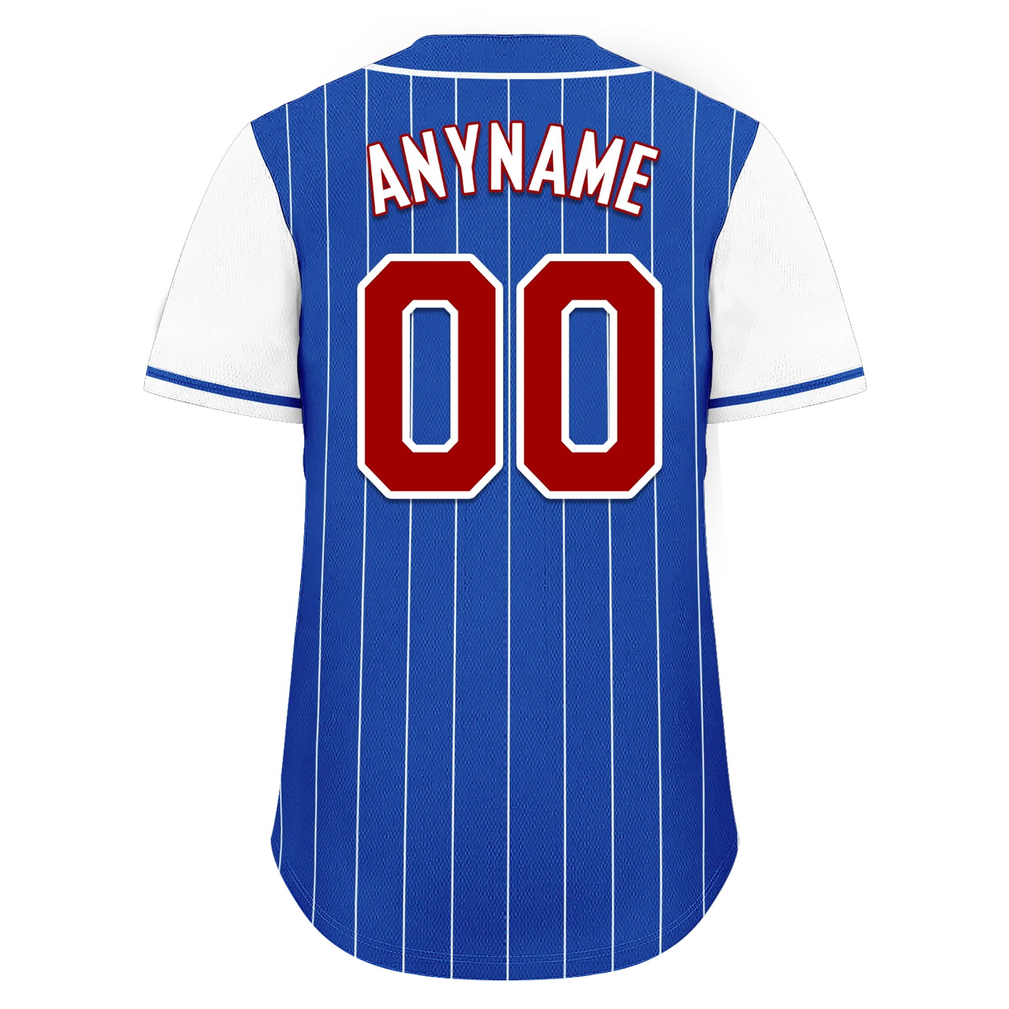 Custom Blue Stripe Fashion Personalized Authentic Baseball Jersey BSBJ01-D017223 - Coolcustomize