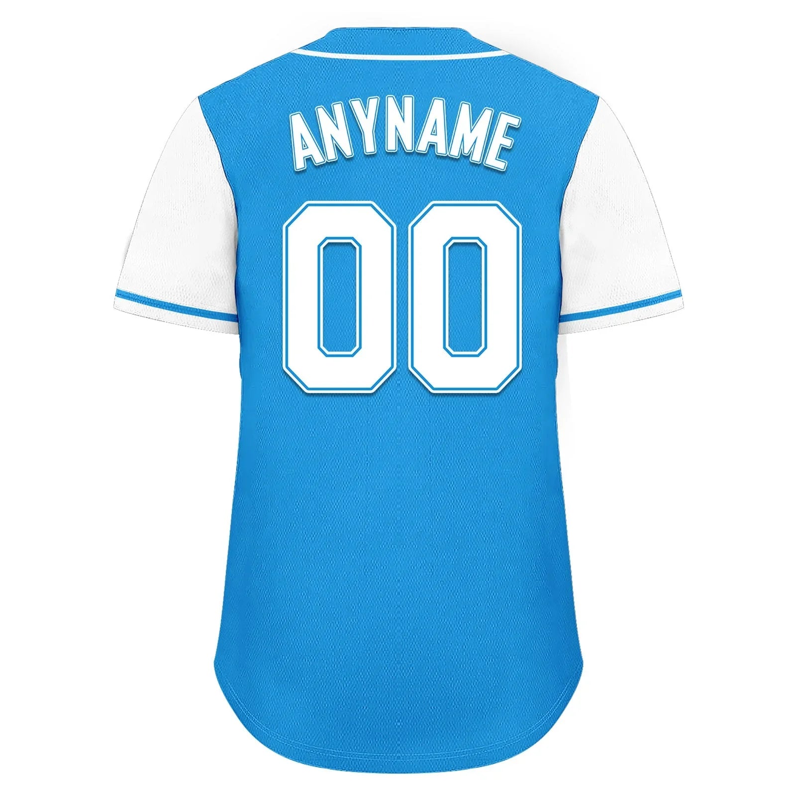 Custom Blue White Raglan Sleeves Personalized Authentic Baseball Jersey BSBJ01-D020200-2 - Coolcustomize