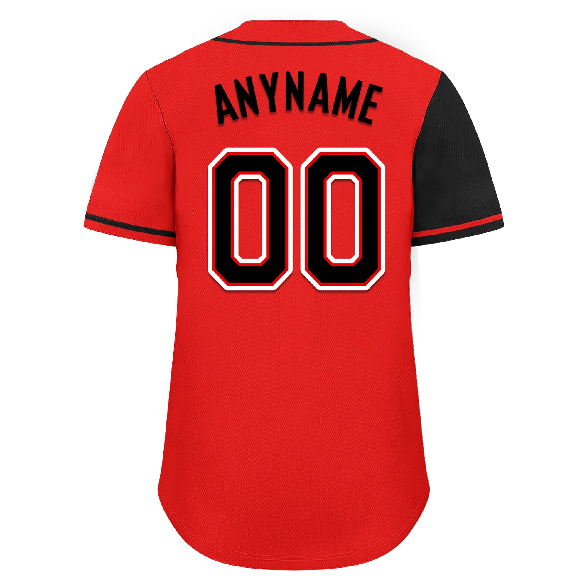 Custom Black Red Skull Fashion Personalized Authentic Baseball Jersey BSBJ01-D017159 - Coolcustomize