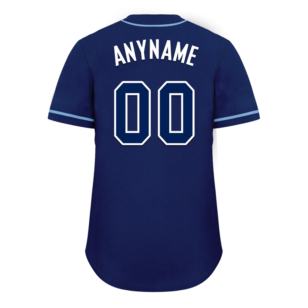 Custom Blue Classic Style Blue Personalized Authentic Baseball Jersey BSBJ01-bd0fa0c - Coolcustomize