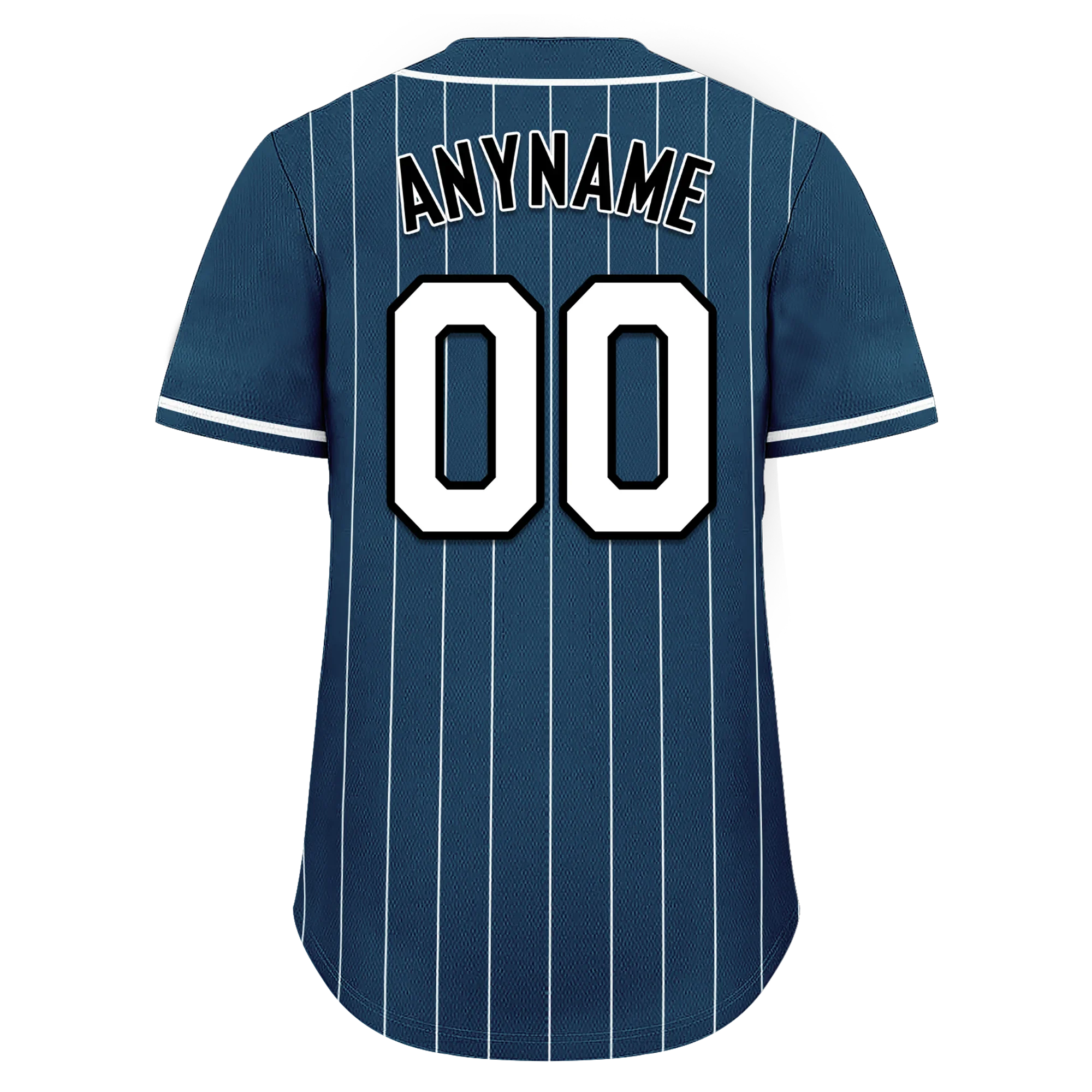 Custom Blue Stripe Fashion Personalized Authentic Baseball Jersey BSBJ01-D017258 - Coolcustomize
