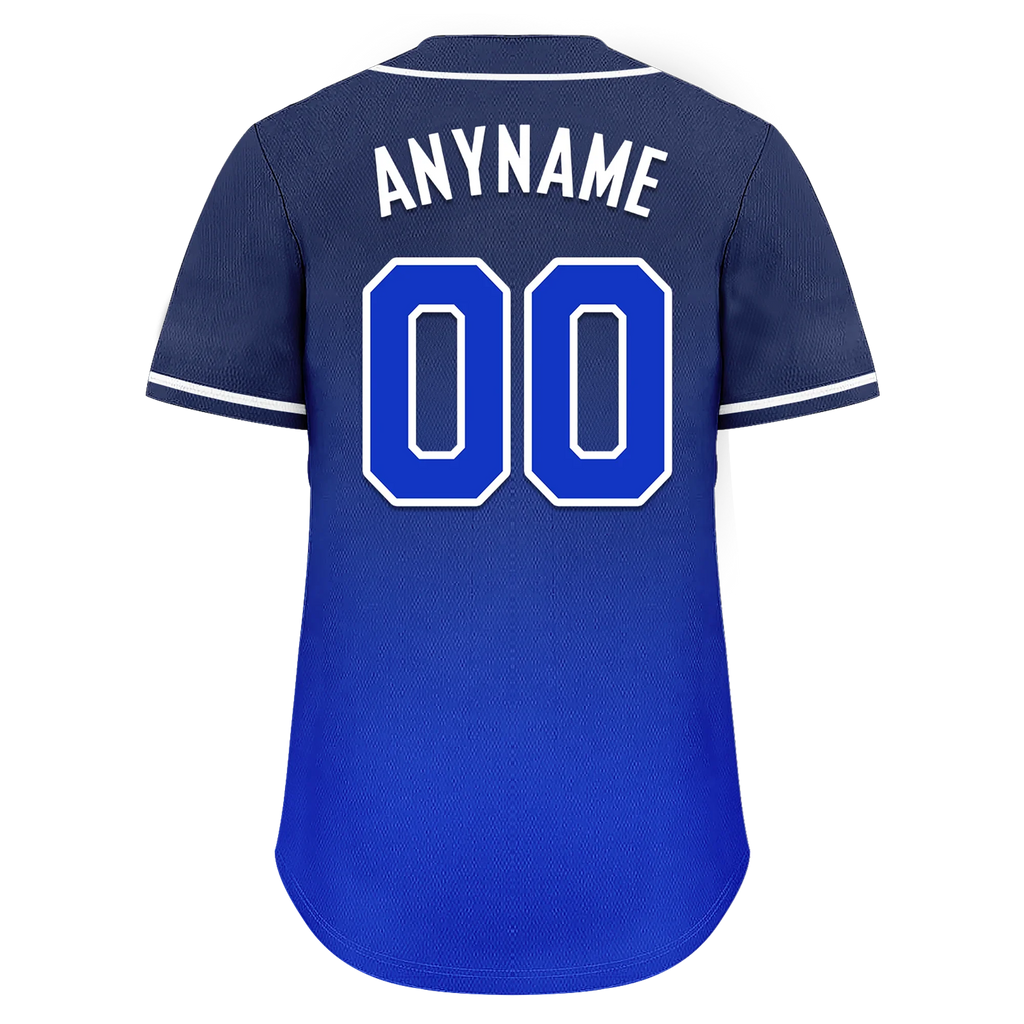 Custom Blue Fade Fashion Personalized Authentic Baseball Jersey BSBJ01-D0a70ed - Coolcustomize