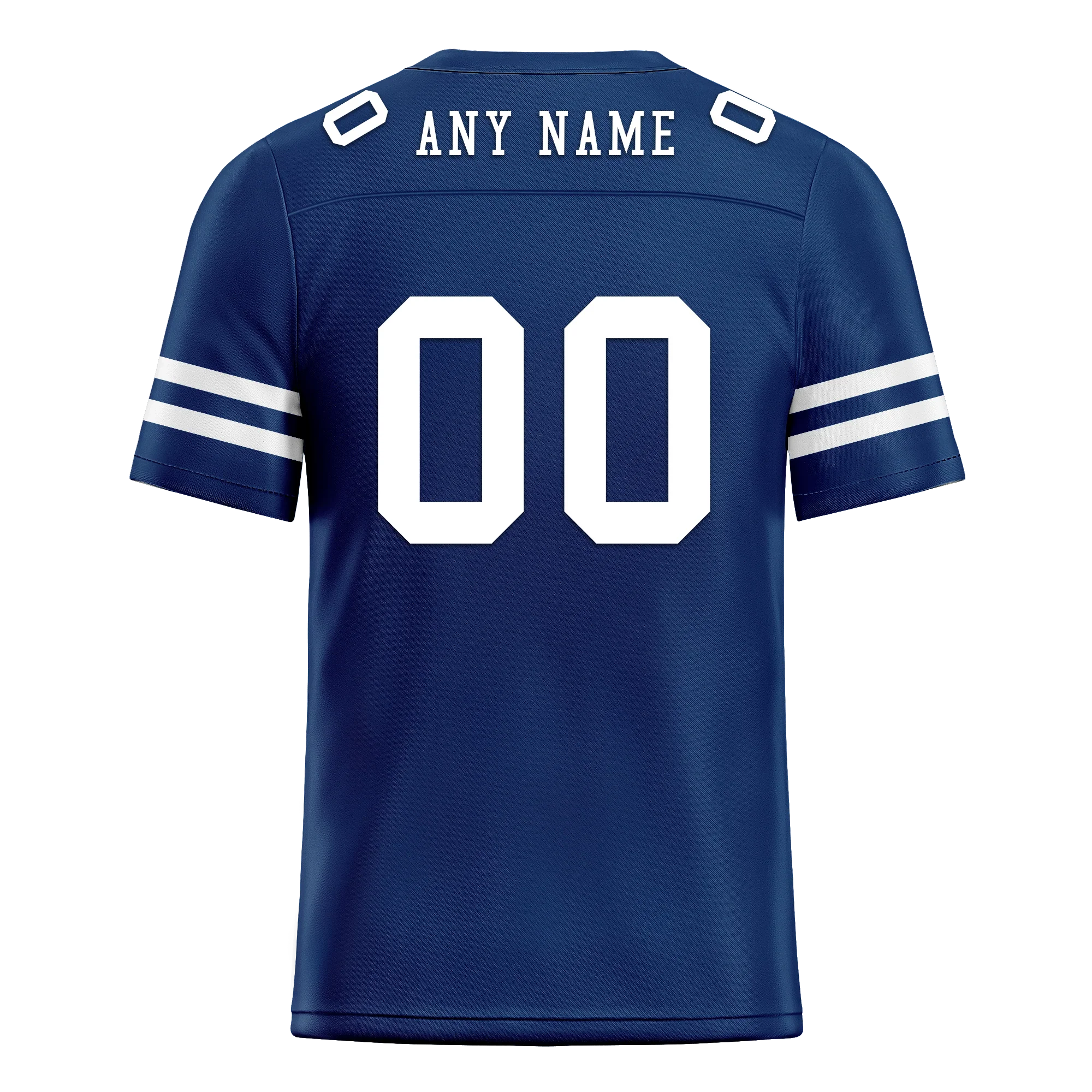 Custom Blue Classic Style Personalized Authentic Football Jersey FBJ02-bd0a70bf - Coolcustomize