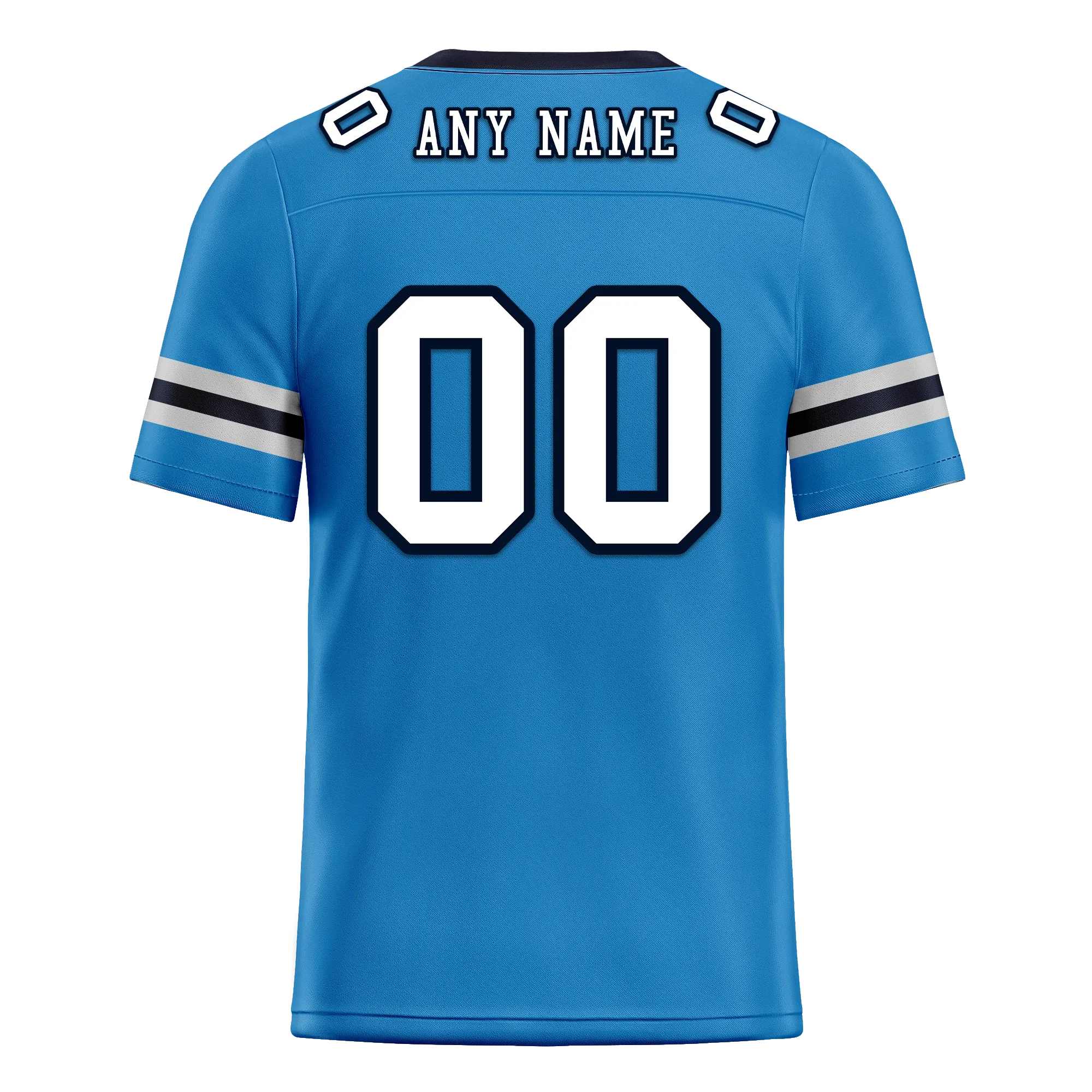 Custom Blue White Classic Style Personalized Authentic Football Jersey FBJ02-bd0a700c - Coolcustomize