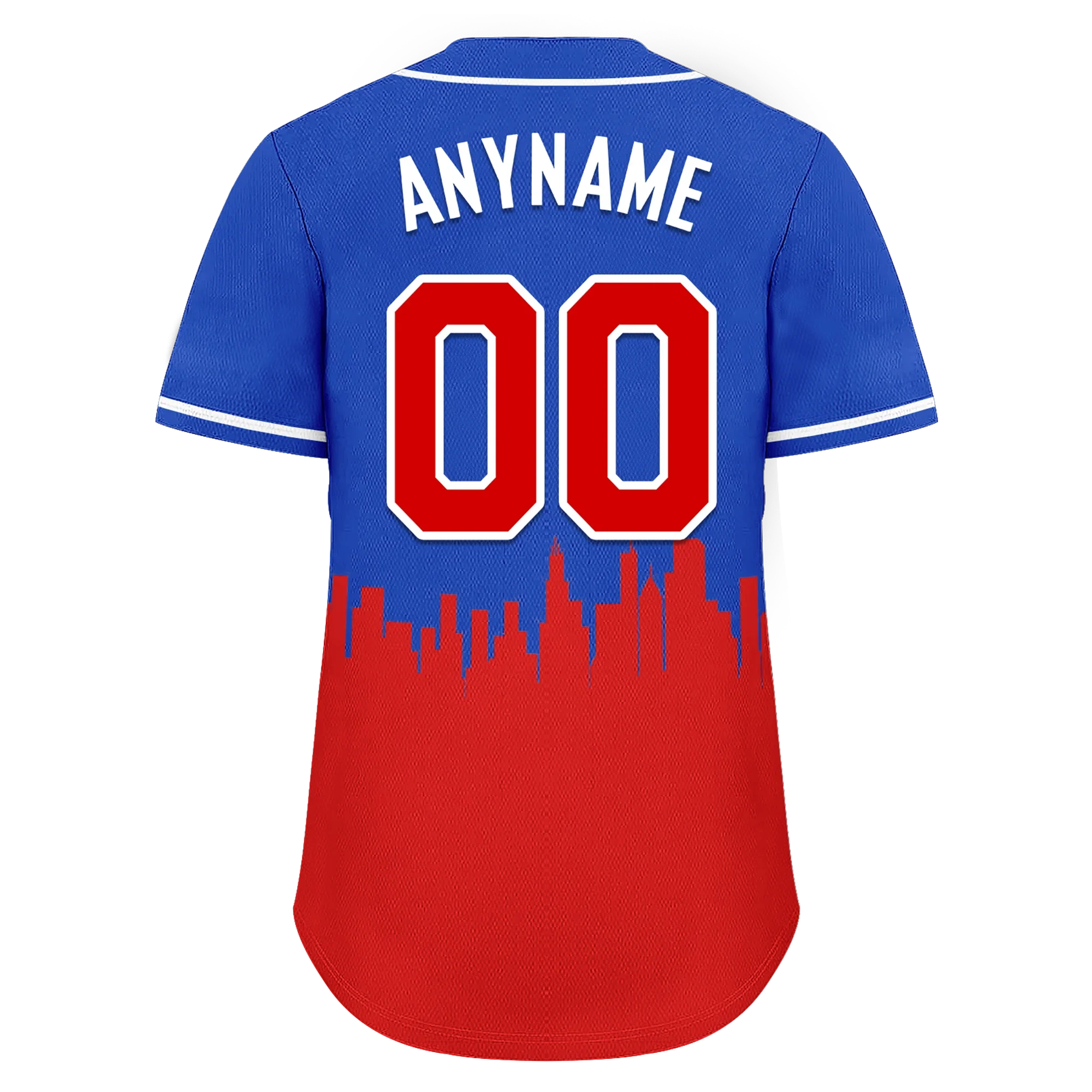 Custom Blue Red City Edition Personalized Authentic Baseball Jersey BSBJ01-D017129 - Coolcustomize