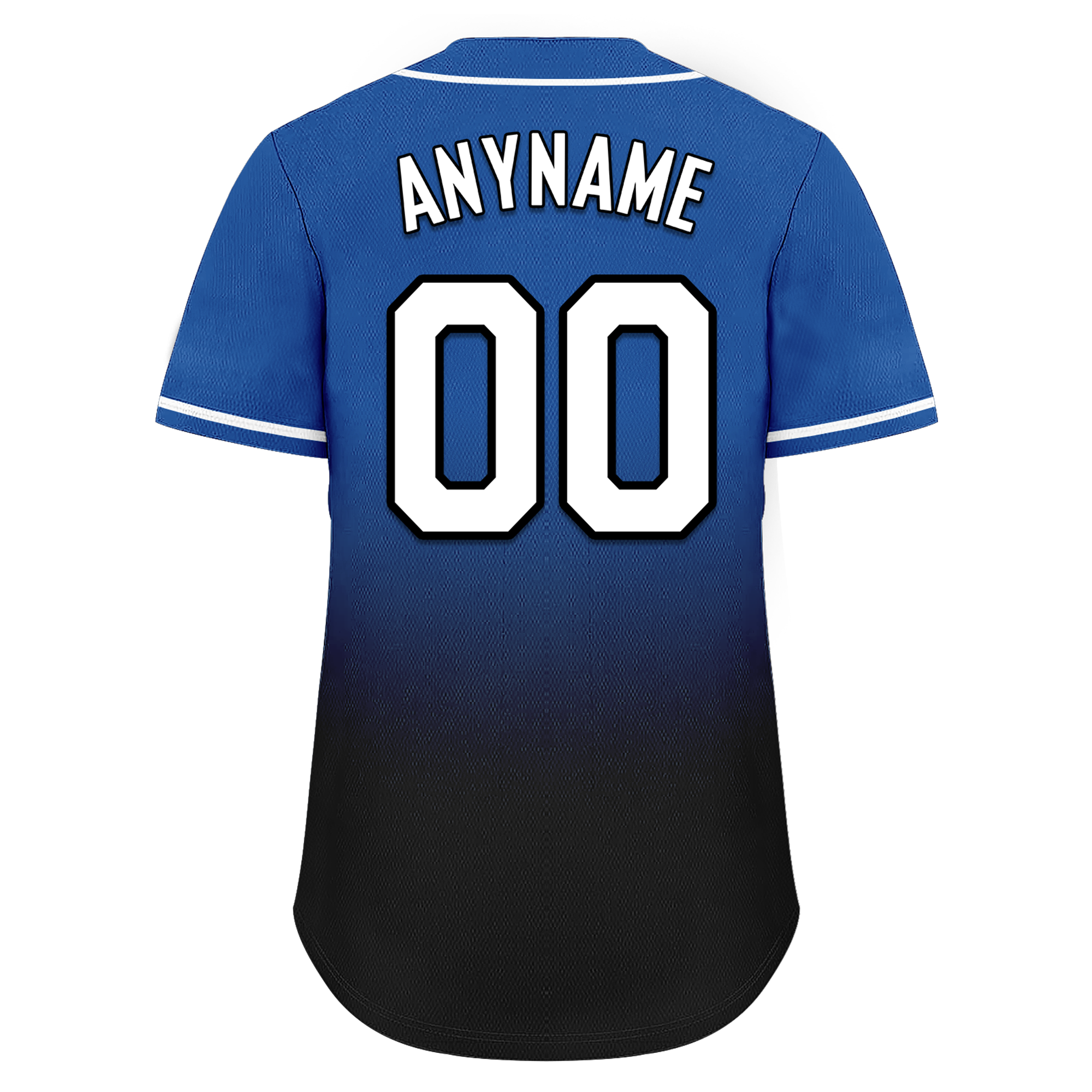 Custom Blue Black Fade Fashion Personalized Authentic Baseball Jersey BSBJ01-D0a70be - Coolcustomize