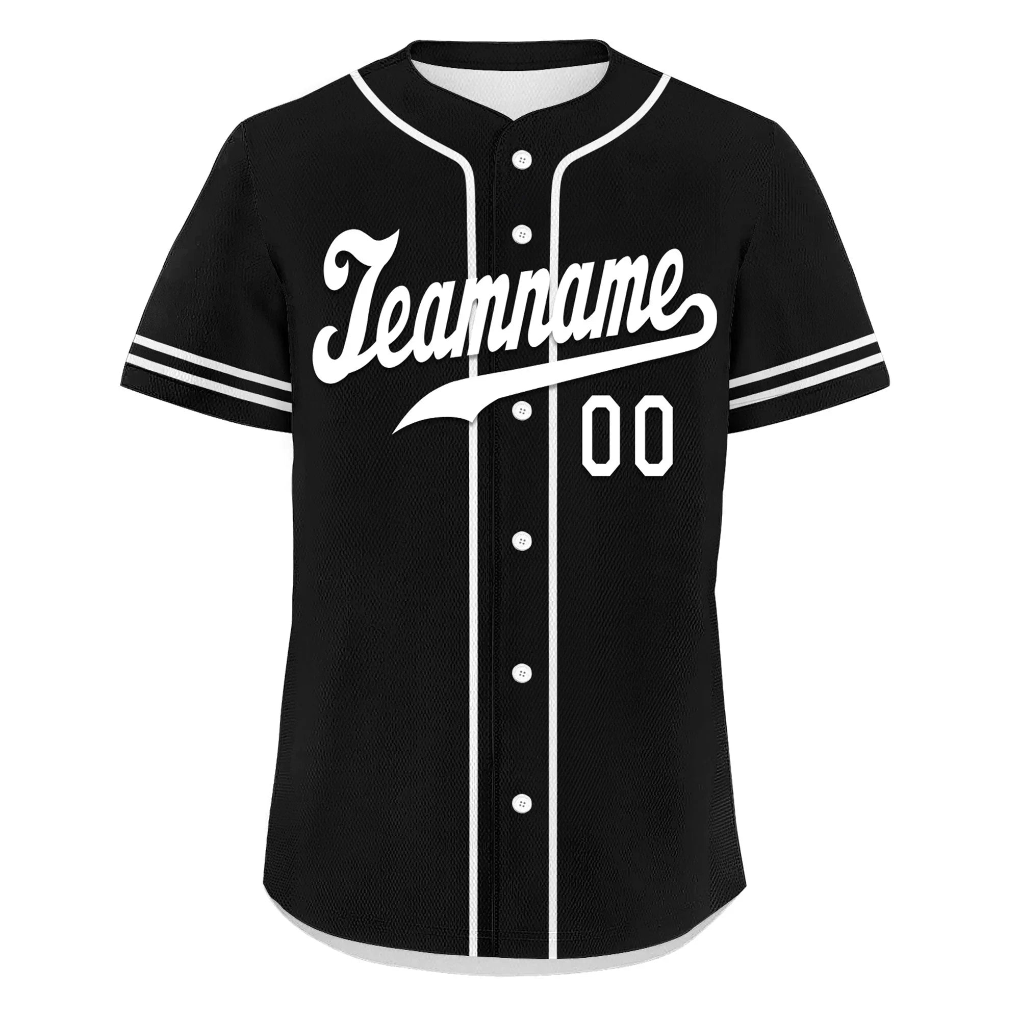 Custom Black Classic Style White Personalized Authentic Baseball Jersey UN002-bd0b00d8-ca - Coolcustomize