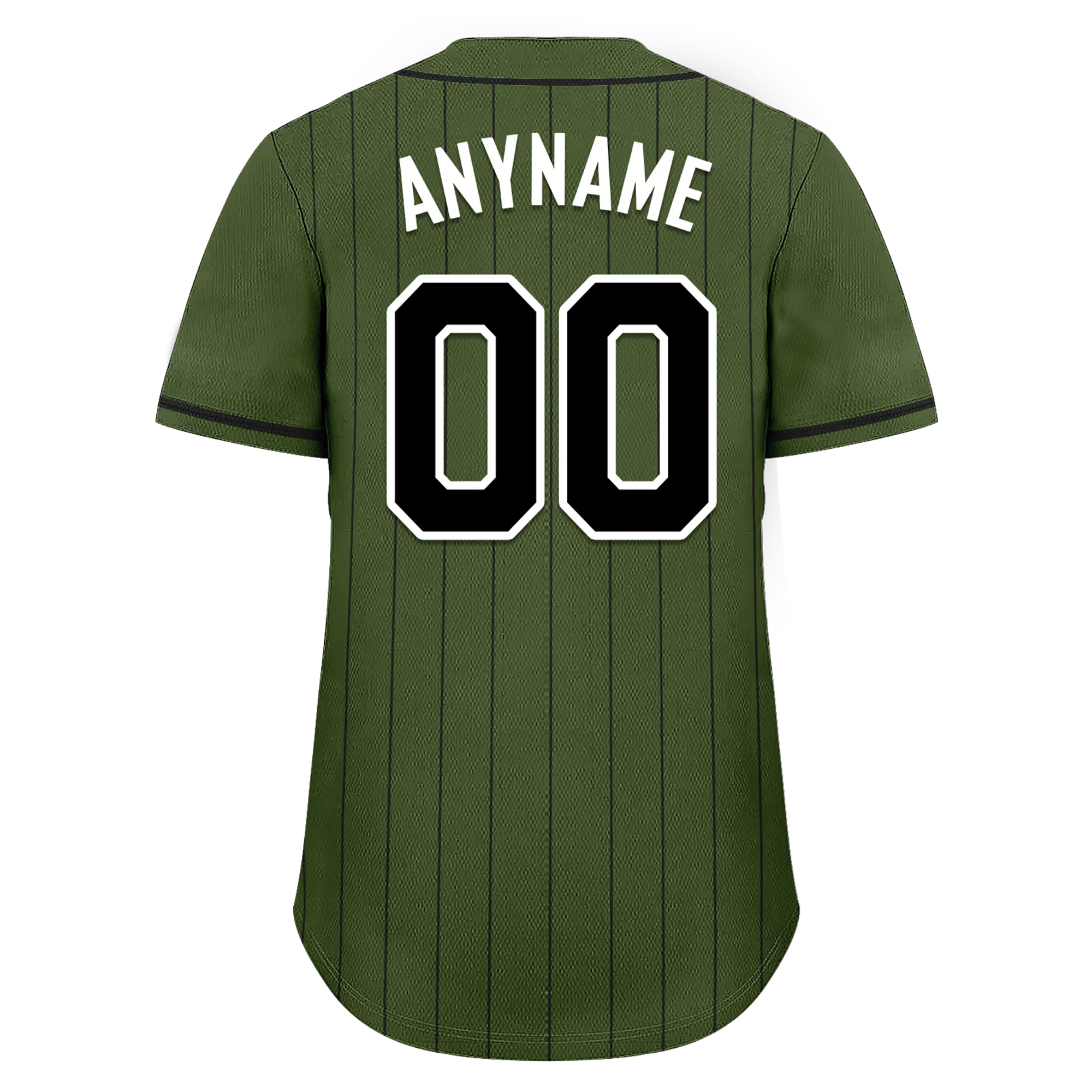 Custom Green Stripe Fashion Personalized Authentic Baseball Jersey BSBJ01-D017257 - Coolcustomize