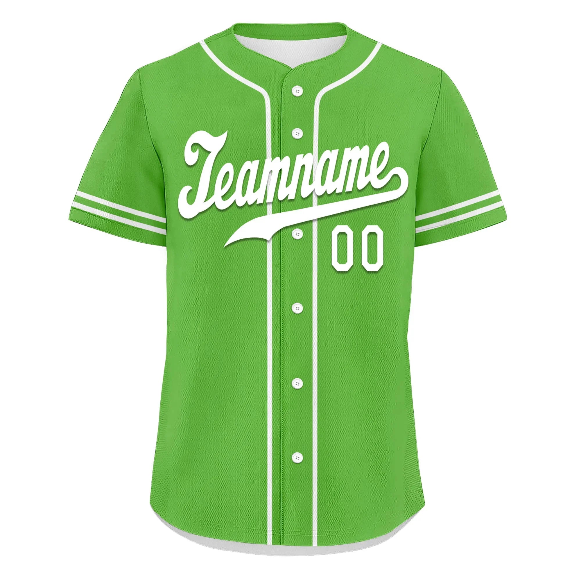 Custom Green Classic Style White Personalized Authentic Baseball Jersey UN002-bd0b00d8-be - Coolcustomize