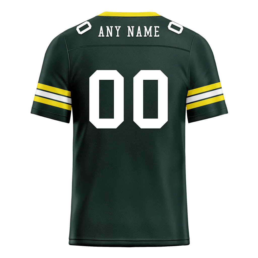 Custom Green Classic Style Personalized Authentic Football Jersey FBJ02-bd0a7007 - Coolcustomize