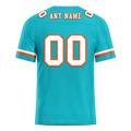 Custom Cyan Classic Style Personalized Authentic Football Jersey FBJ02-bd0a70ba - Coolcustomize