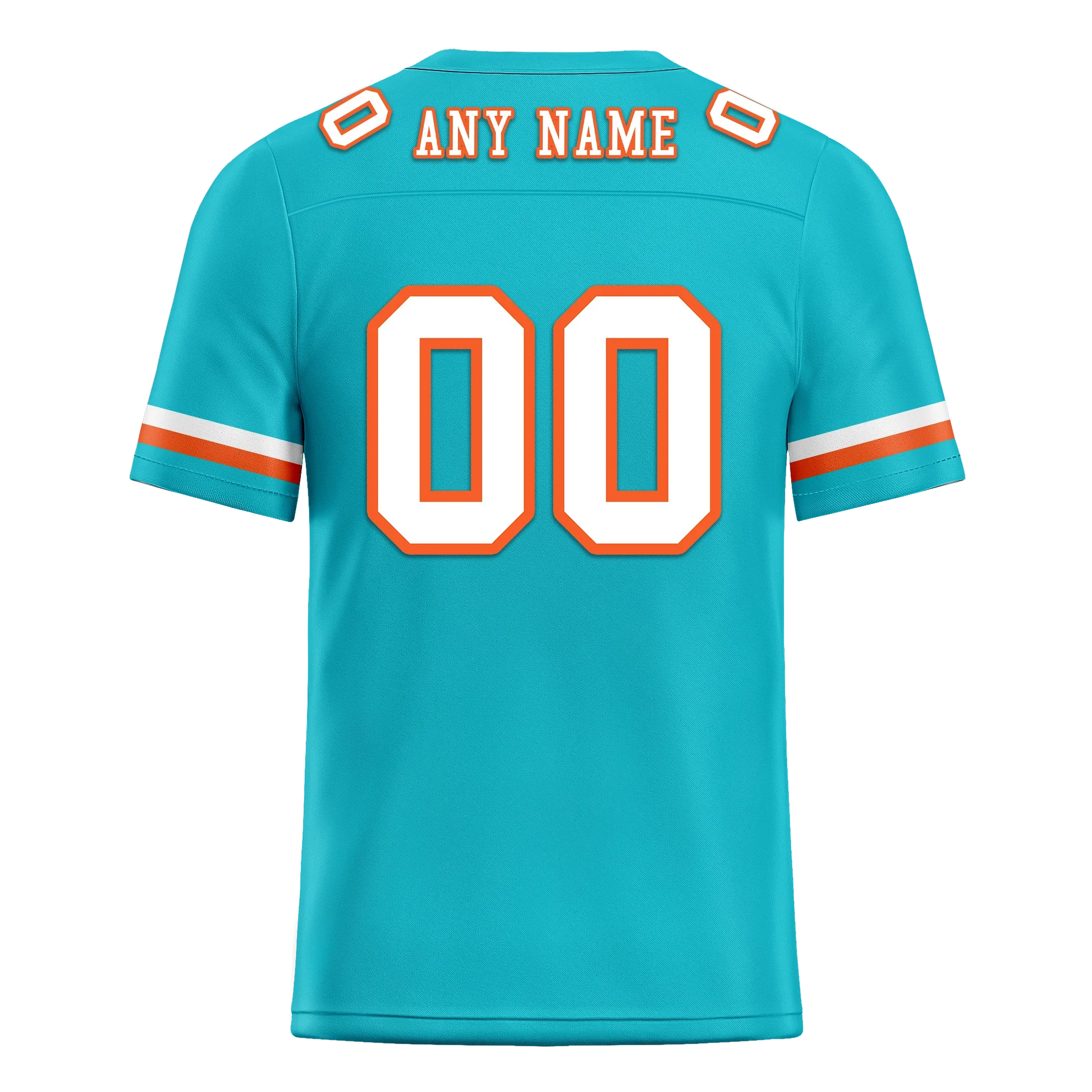 Custom Cyan Classic Style Personalized Authentic Football Jersey FBJ02-bd0a70ba - Coolcustomize