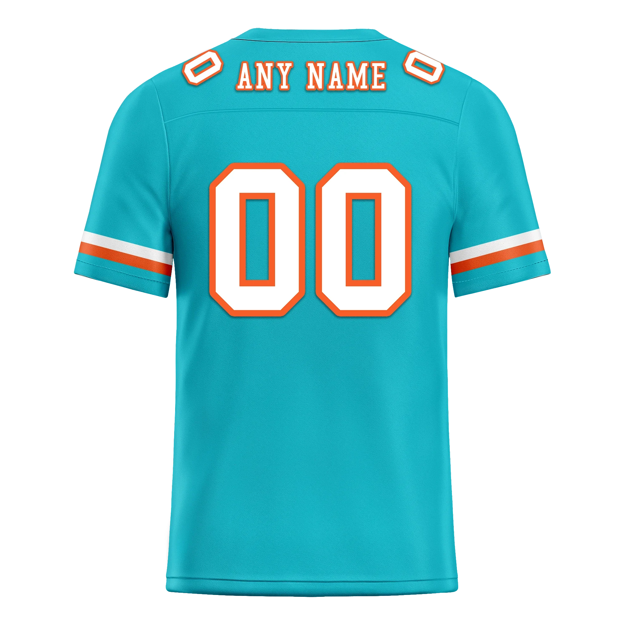 Custom Cyan Classic Style Personalized Authentic Football Jersey FBJ02-bd0a70ba - Coolcustomize