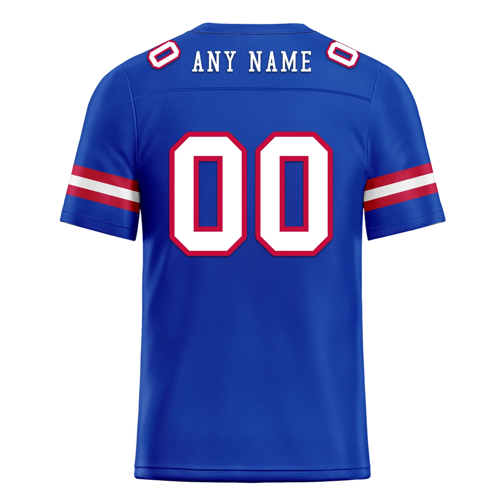 Custom Blue Classic Style Personalized Authentic Football Jersey FBJ02-bd0a70ca - Coolcustomize