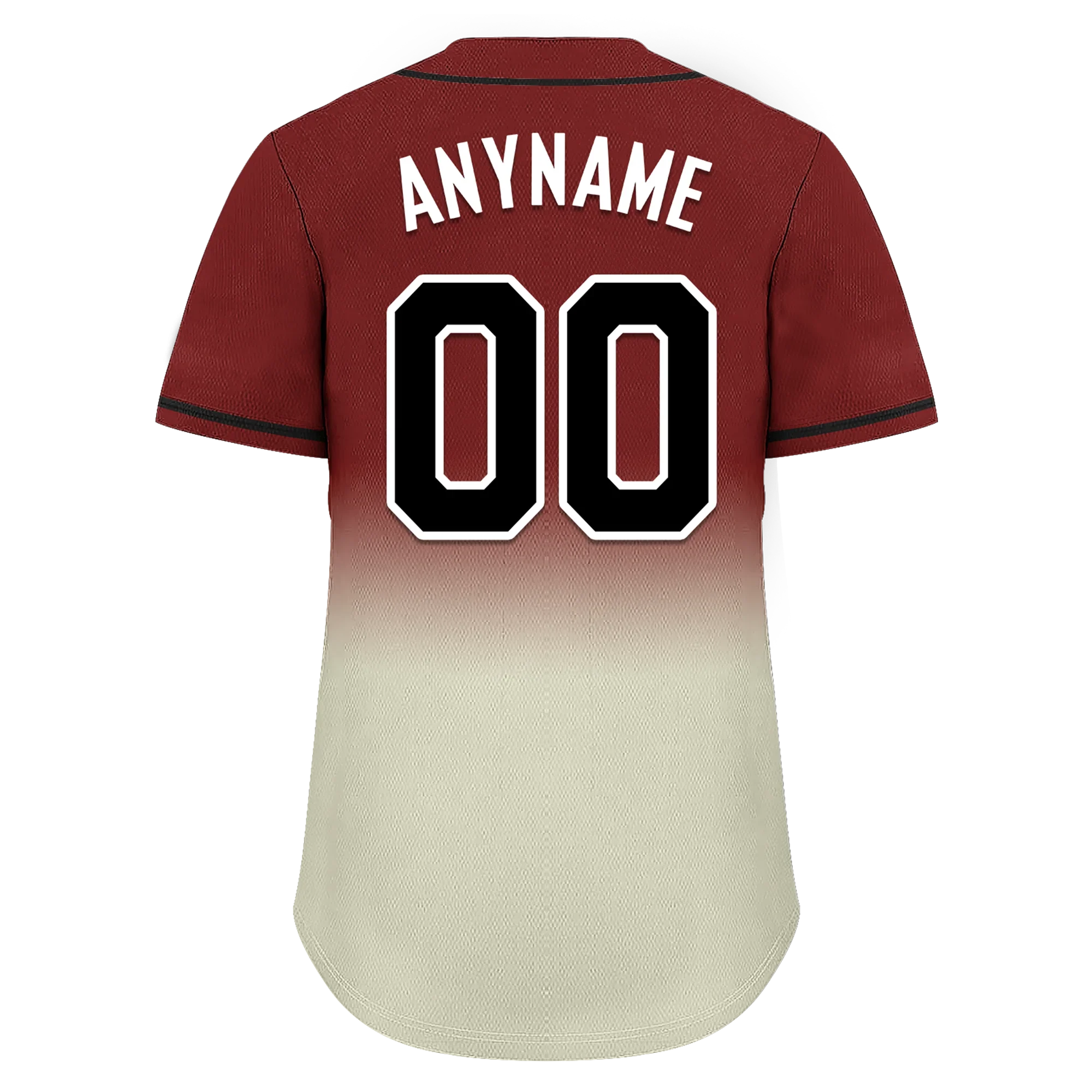 Custom Red Grey Fade Fashion Personalized Authentic Baseball Jersey BSBJ01-D0a70fa - Coolcustomize