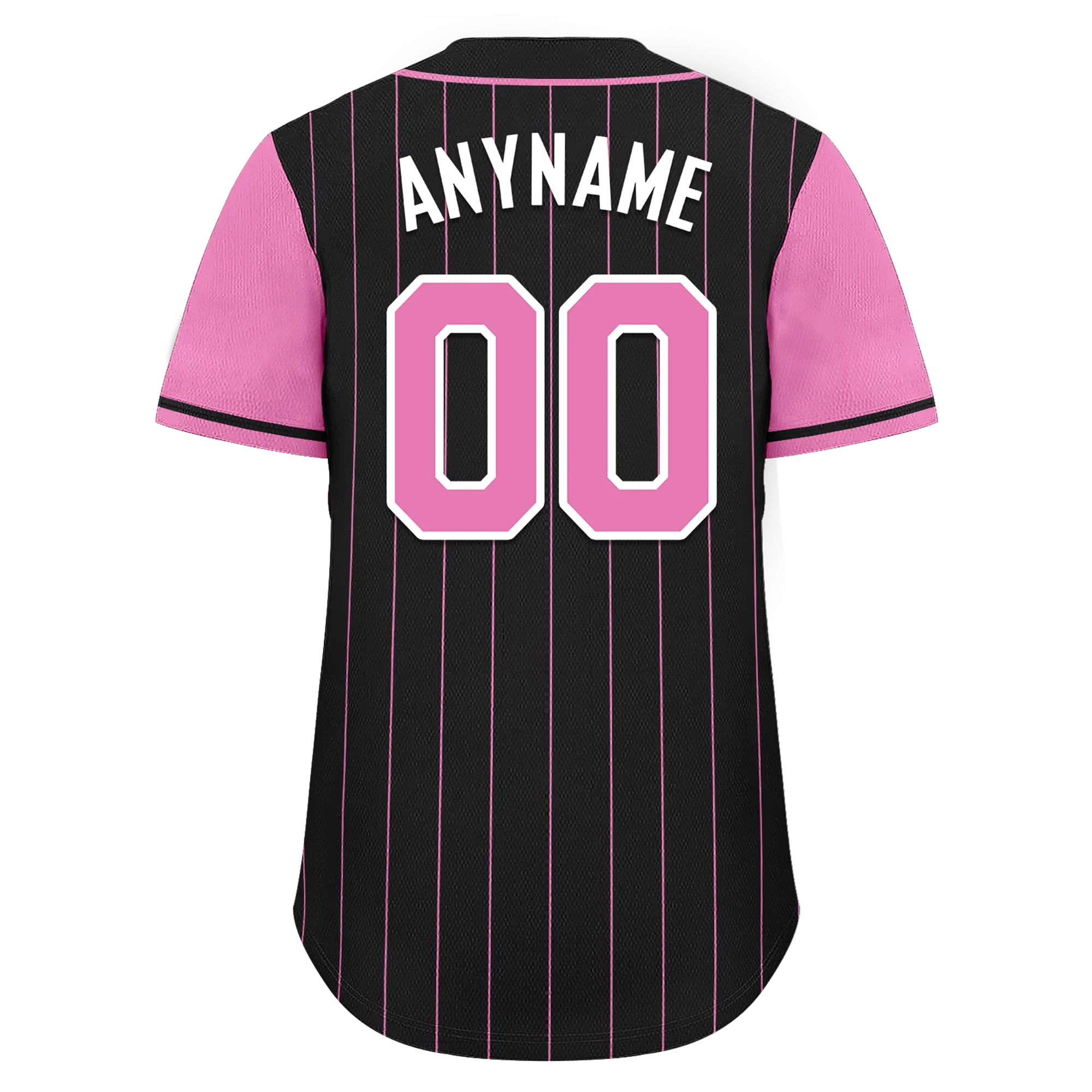 Custom Black Pink Stripe Fashion Personalized Authentic Baseball Jersey BSBJ01-D017226 - Coolcustomize