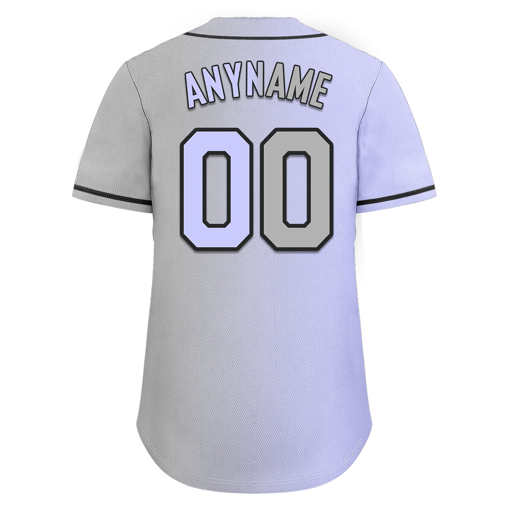 Custom Purple Grey Gradient Fashion Personalized Authentic Baseball Jersey BSBJ01-D0a7a0f - Coolcustomize