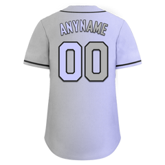 Custom Purple Grey Gradient Fashion Personalized Authentic Baseball Jersey BSBJ01-D0a7a0f