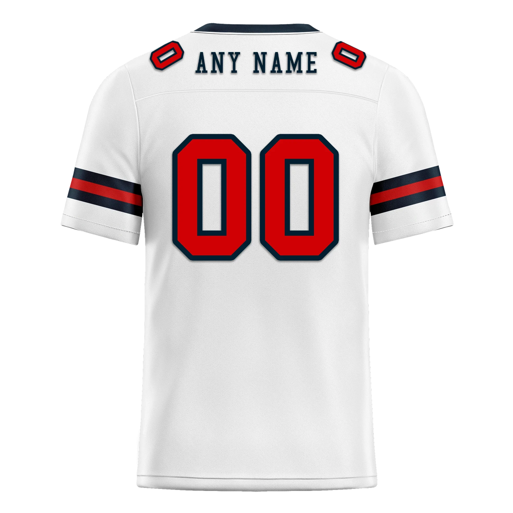 Custom White Classic Style Personalized Authentic Football Jersey FBJ02-bd0a70b7 - Coolcustomize