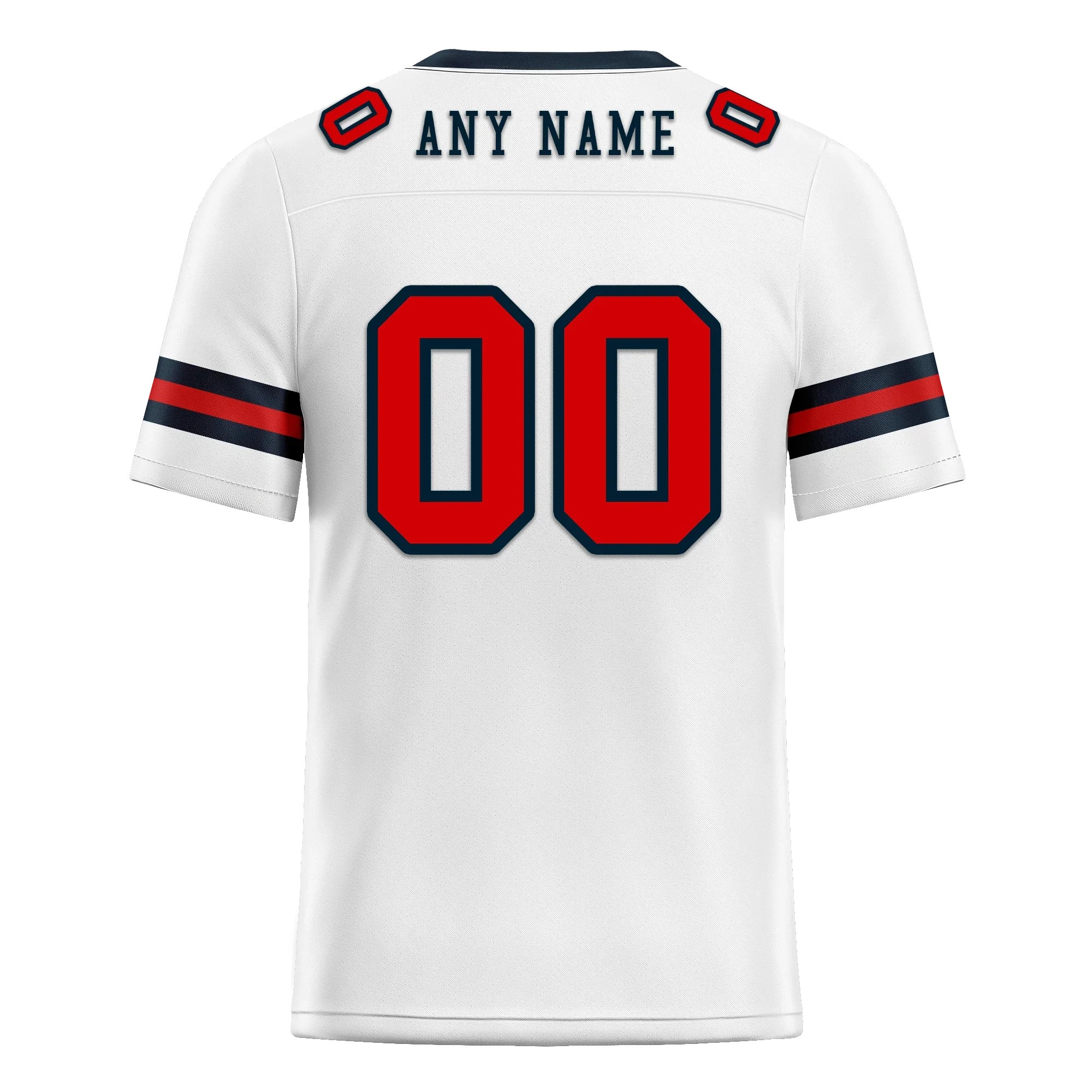 Custom White Classic Style Personalized Authentic Football Jersey FBJ02-bd0a70b7 - Coolcustomize