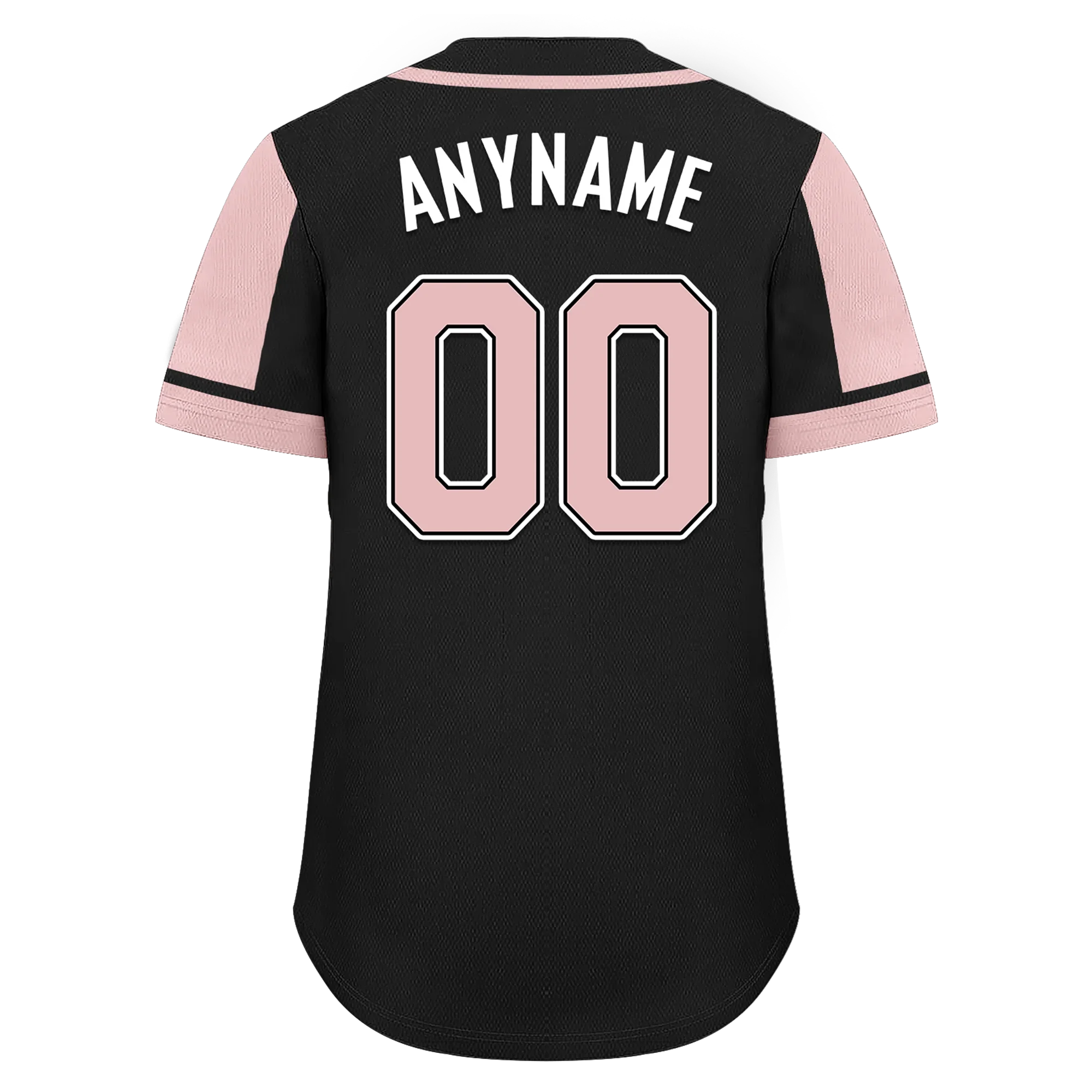 Custom Black Pink Raglan Sleeves Personalized Authentic Baseball Jersey BSBJ01-D017197 - Coolcustomize