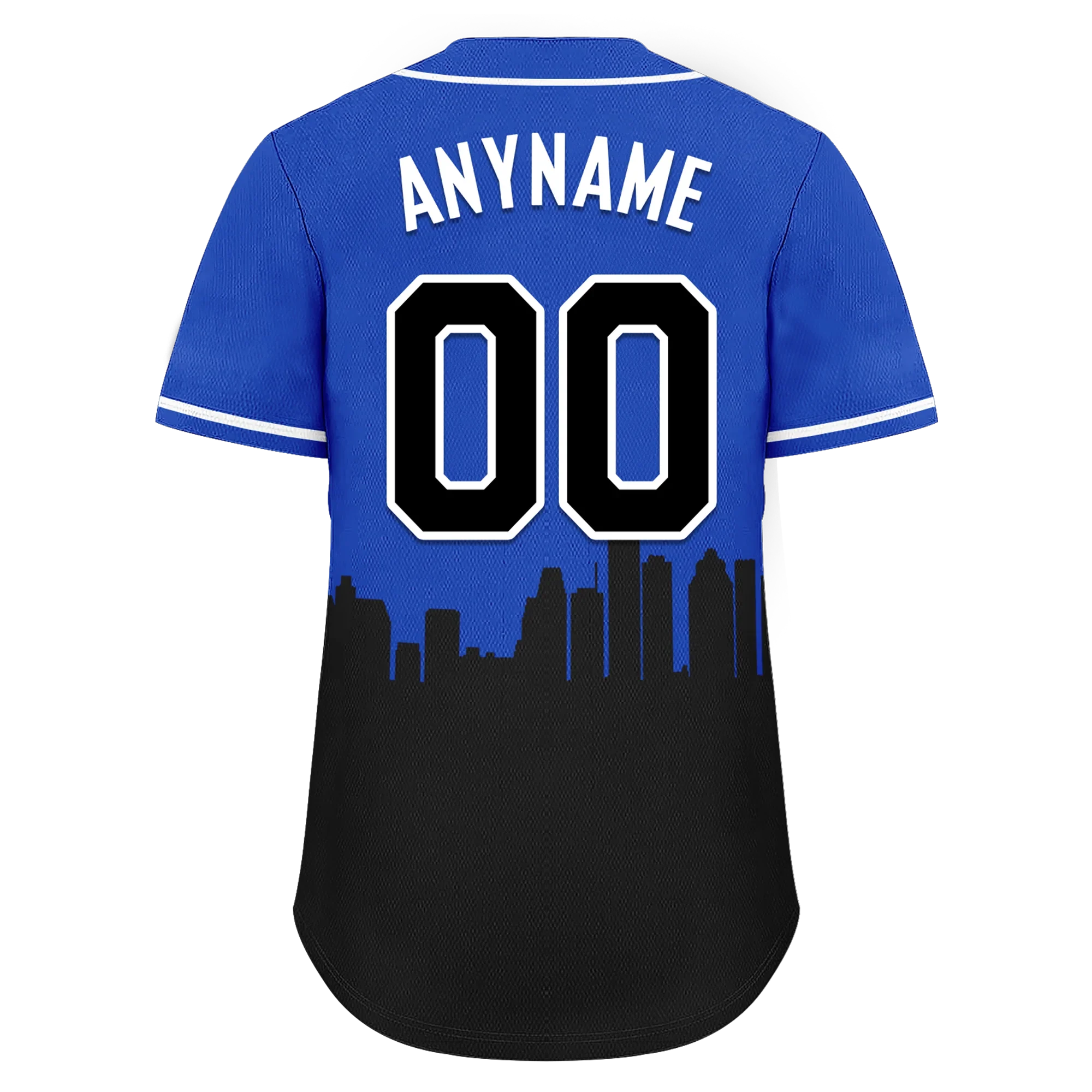 Custom Blue Black City Edition Personalized Authentic Baseball Jersey BSBJ01-D017127 - Coolcustomize