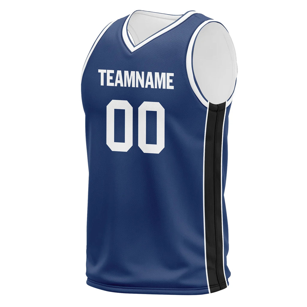 Custom Deep Blue Classic Style Sports Uniform Basketball Jersey BBJ01-bd0a70ec - Coolcustomize