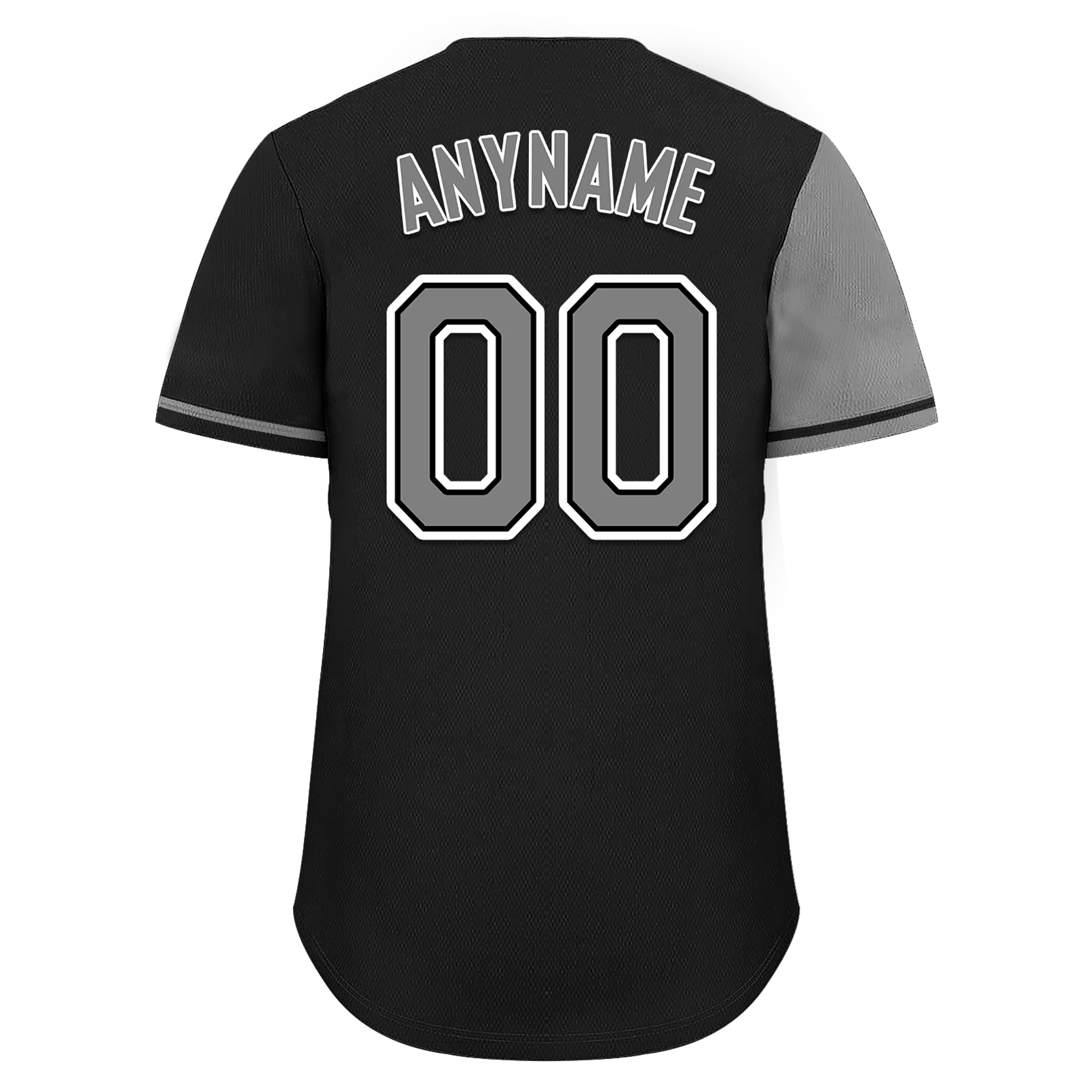 Custom Gray Black Skull Fashion Personalized Authentic Baseball Jersey BSBJ01-D017160 - Coolcustomize