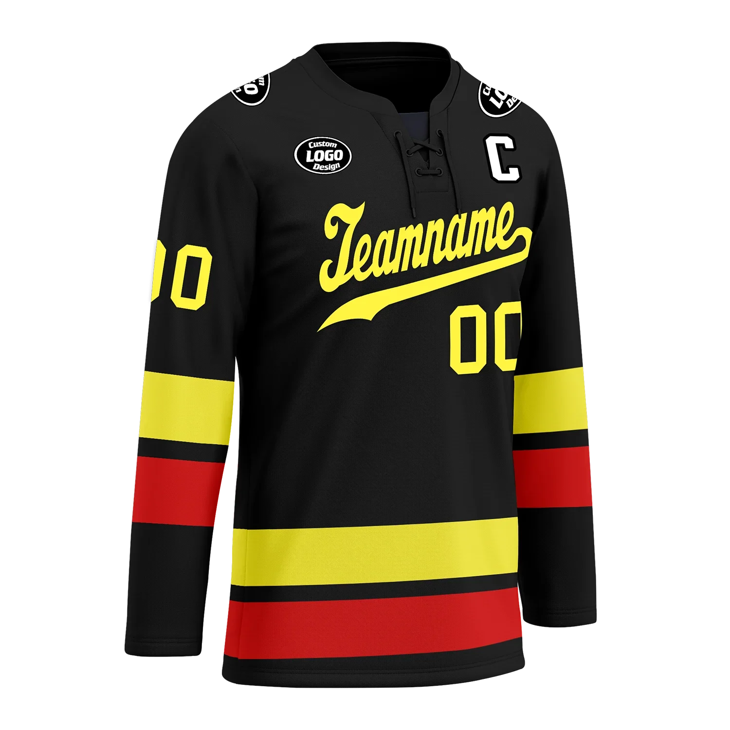 Custom Black Personalized Hockey Jersey HCKJ01-D0a70dd - Coolcustomize