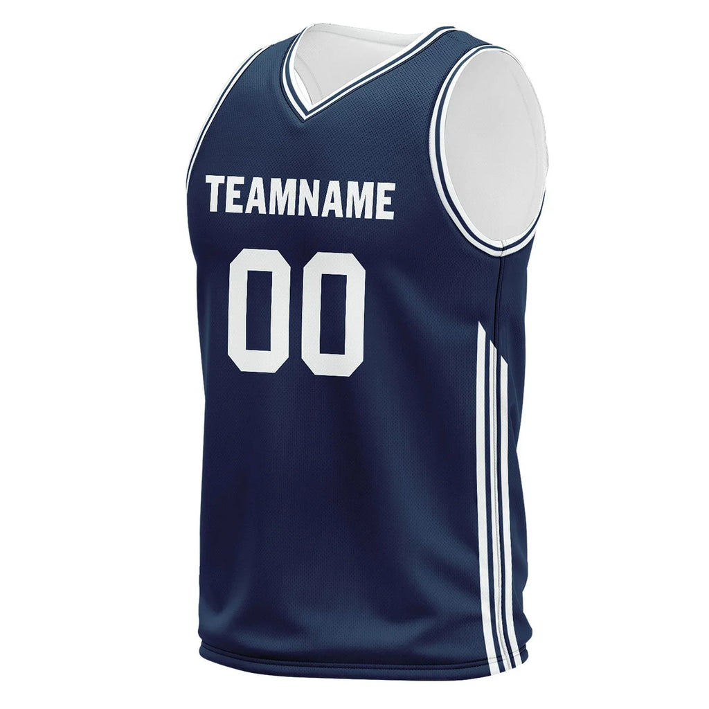Custom Blue Classic Style Sports Uniform Basketball Jersey BBJ01-D020105-9 - Coolcustomize