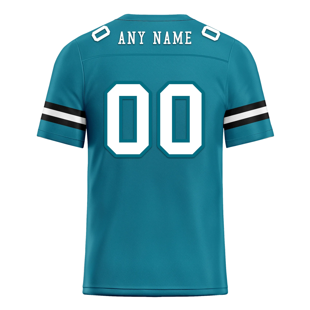 Custom Blue Classic Style Personalized Authentic Football Jersey FBJ02-bd0a70be - Coolcustomize