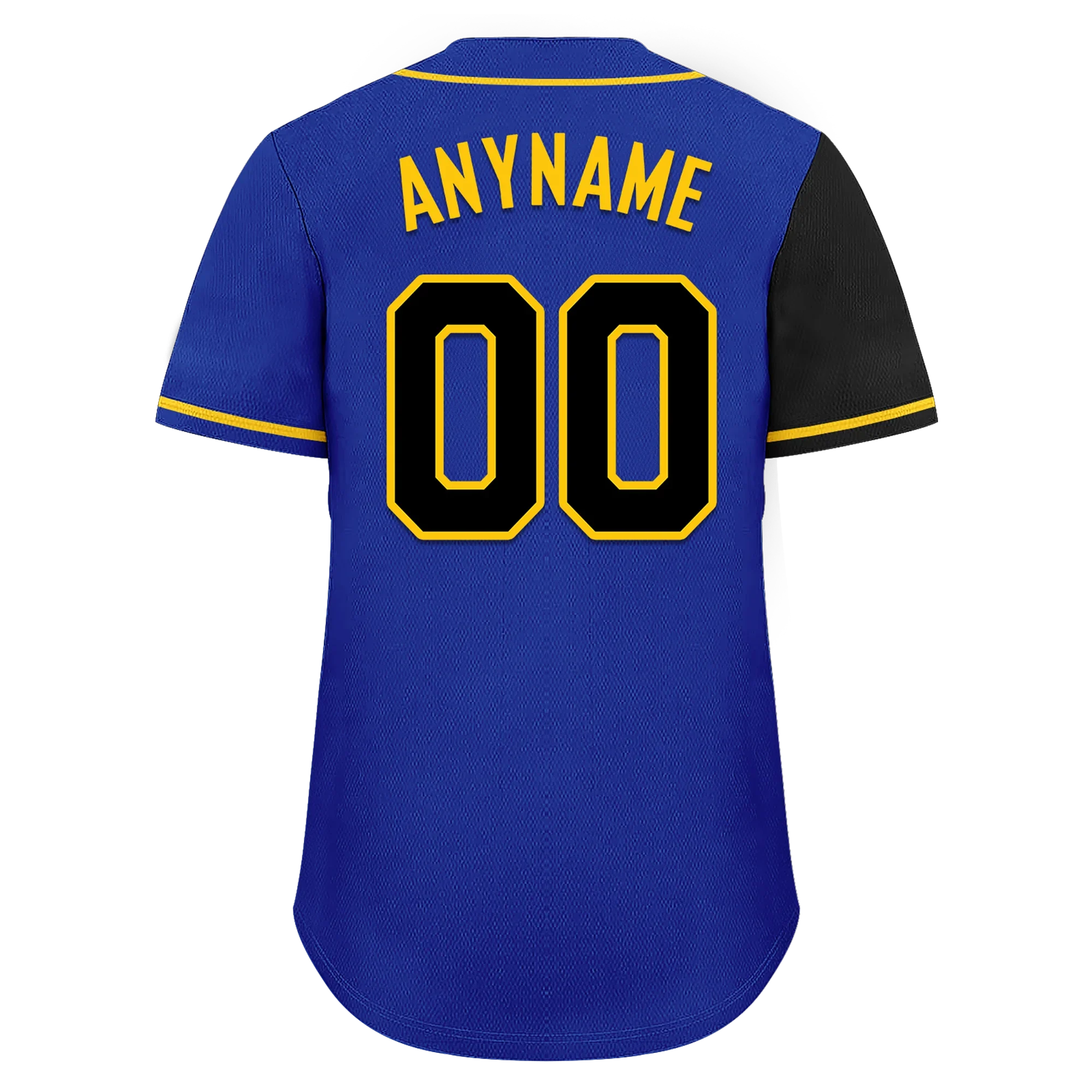 Custom Black Blue Skull Fashion Personalized Authentic Baseball Jersey BSBJ01-D017147 - Coolcustomize