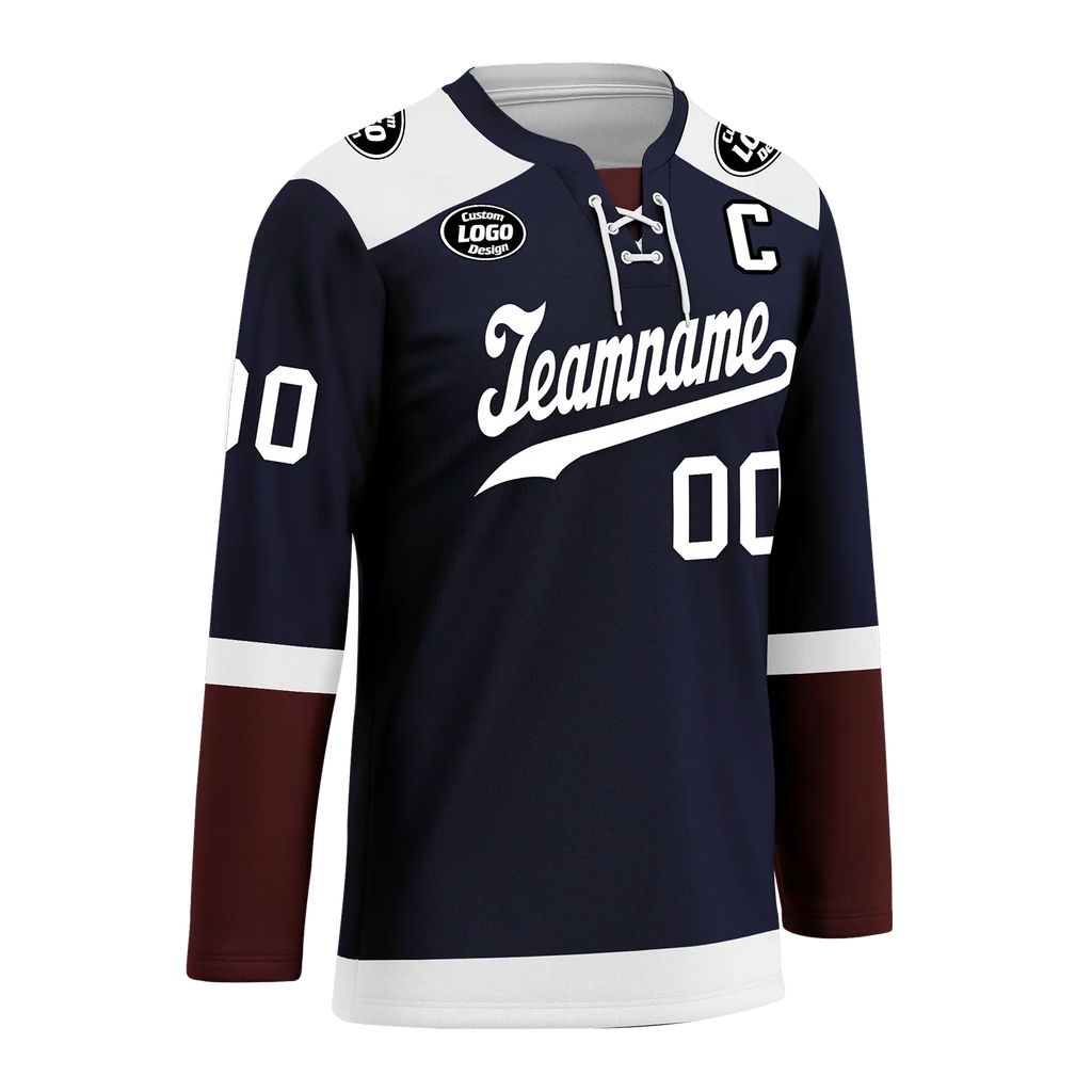 Custom Blue Personalized Hockey Jersey HCKJ01-D0a70eb - Coolcustomize